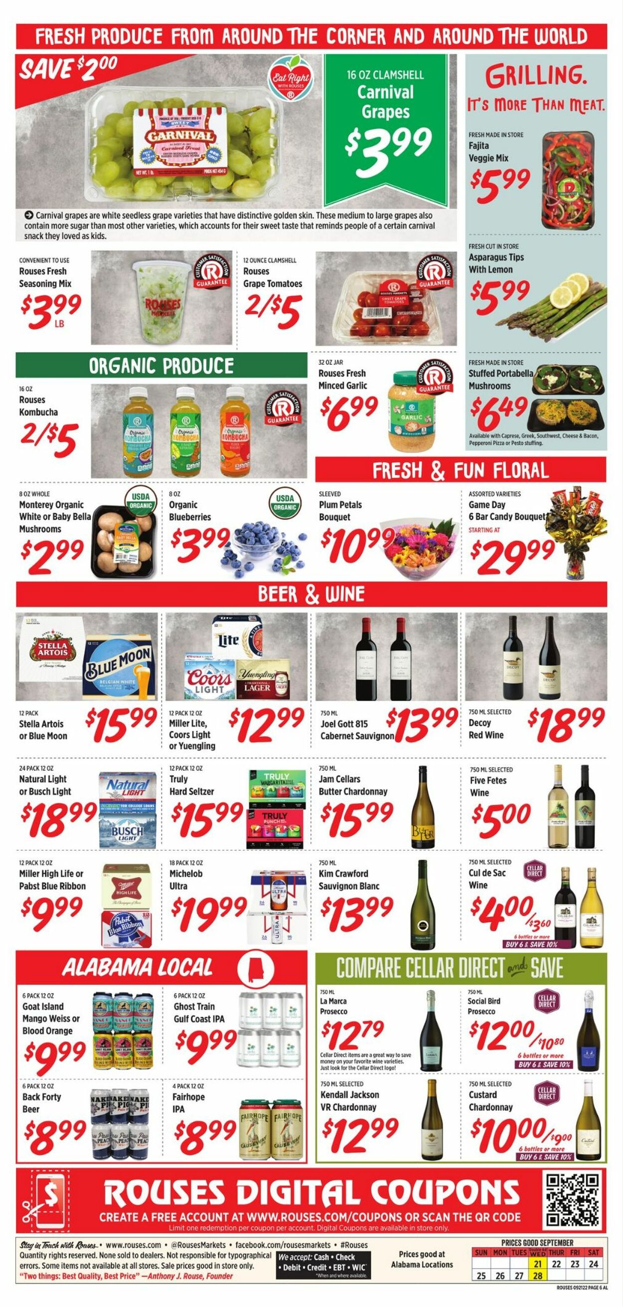 Rouses Weekly Ad Circular - valid 09/21-09/28/2022 (Page 6)