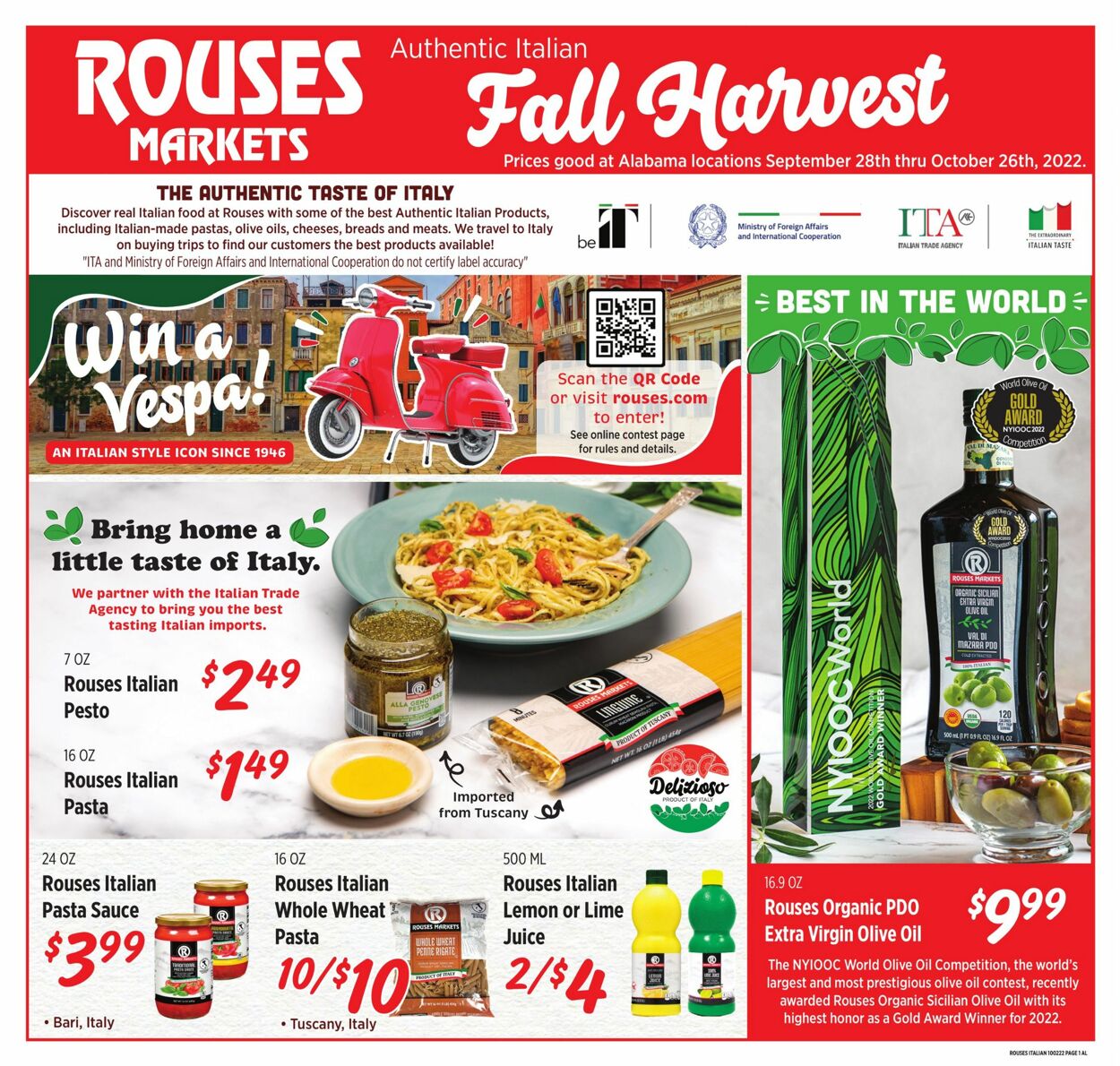Rouses Weekly Ad Circular - valid 09/28-10/26/2022
