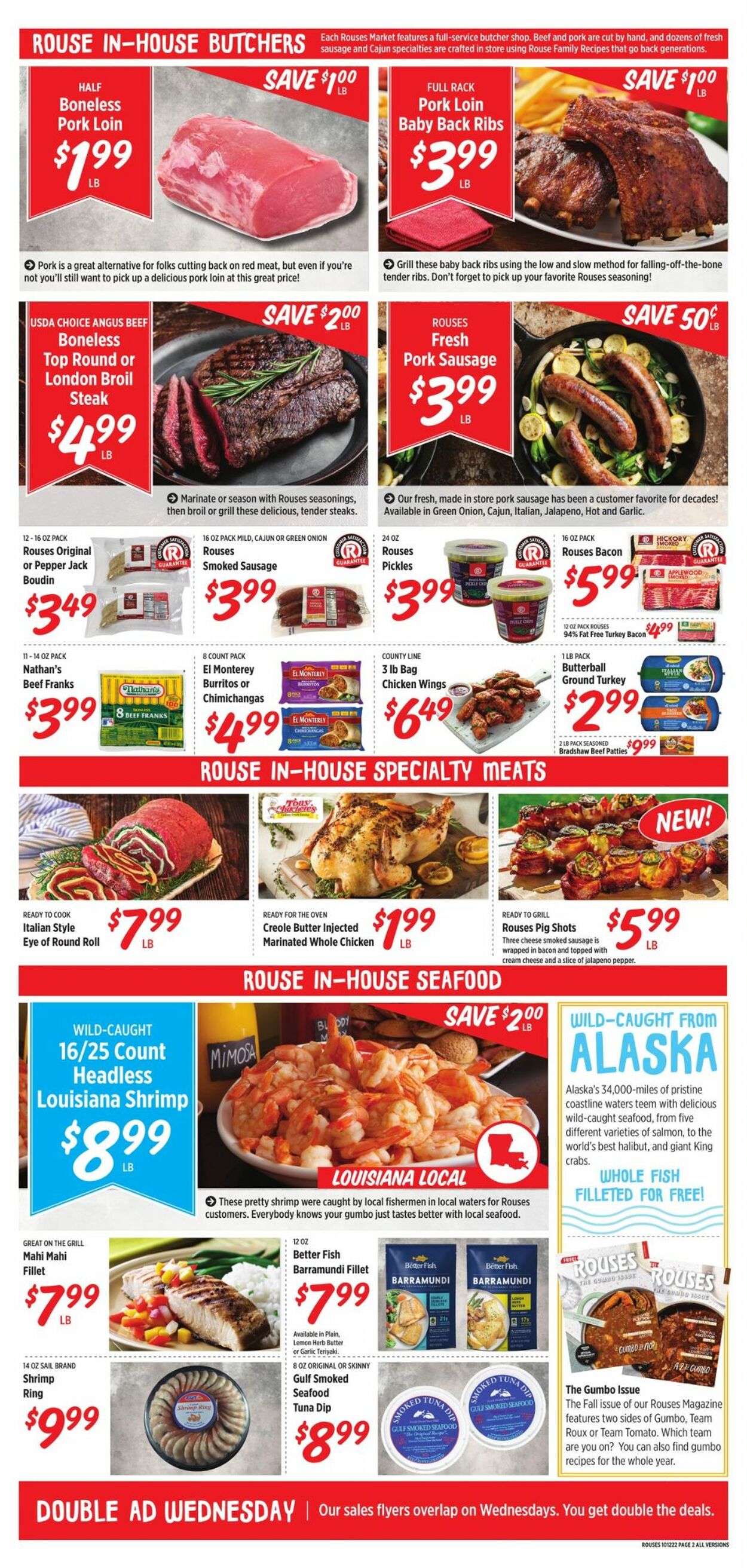 Rouses Weekly Ad Circular - valid 10/12-10/19/2022 (Page 2)