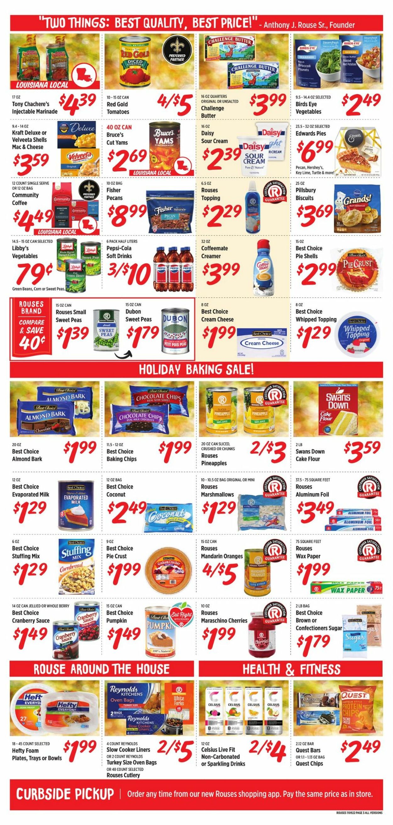 Rouses Weekly Ad Circular - valid 11/09-11/16/2022 (Page 3)