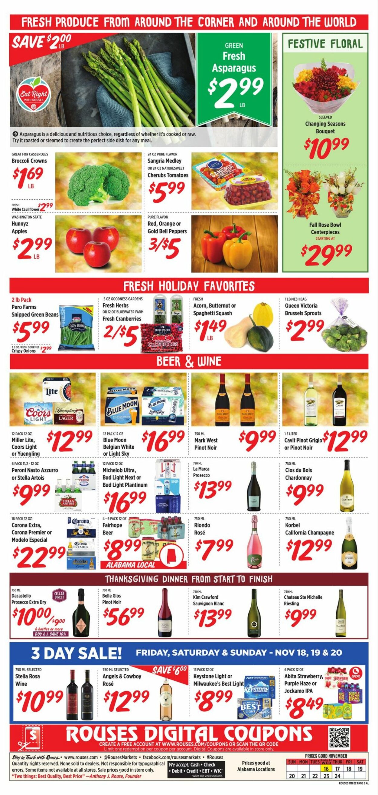 Rouses Weekly Ad Circular - valid 11/16-11/24/2022 (Page 6)