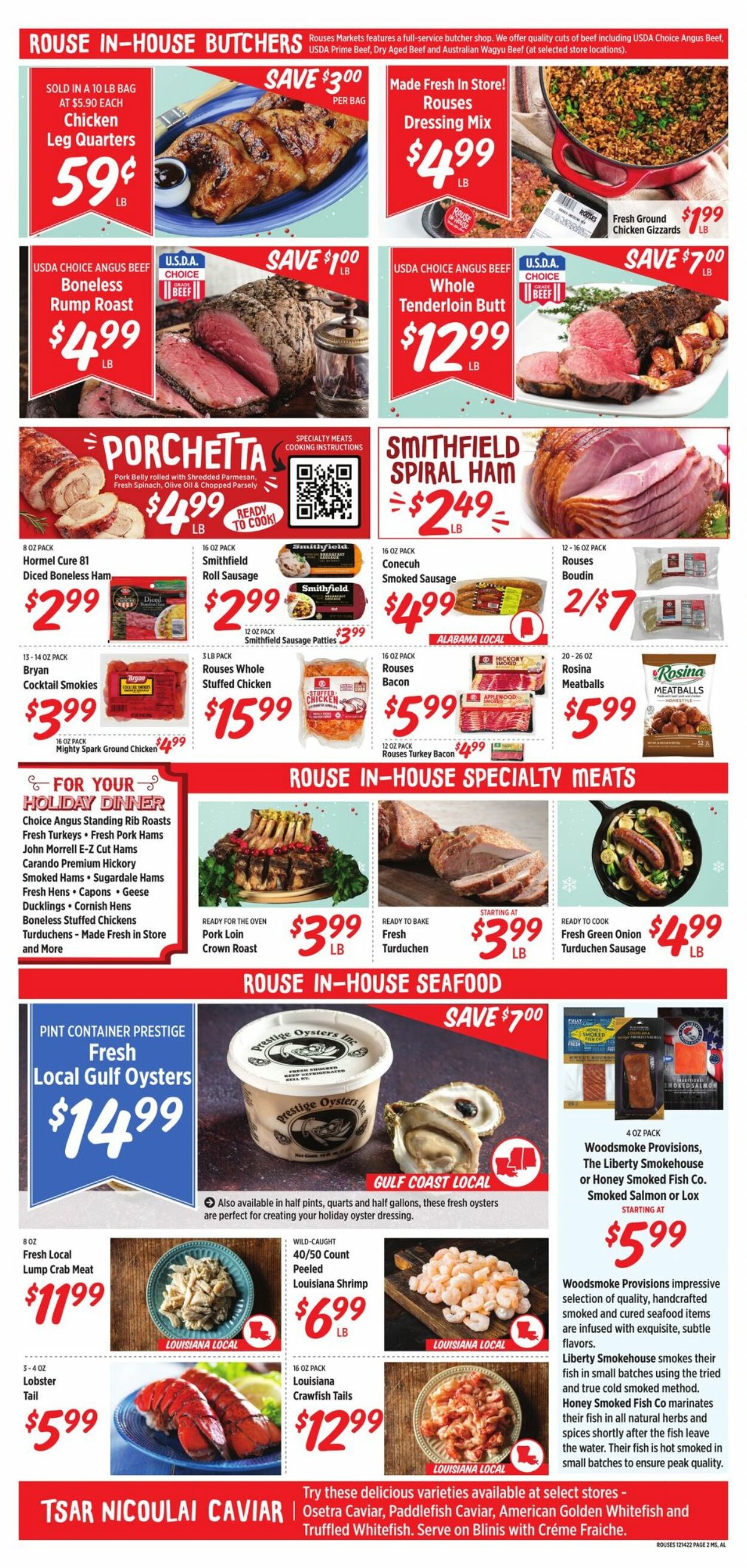 Rouses Weekly Ad Circular - valid 12/14-12/24/2022 (Page 2)