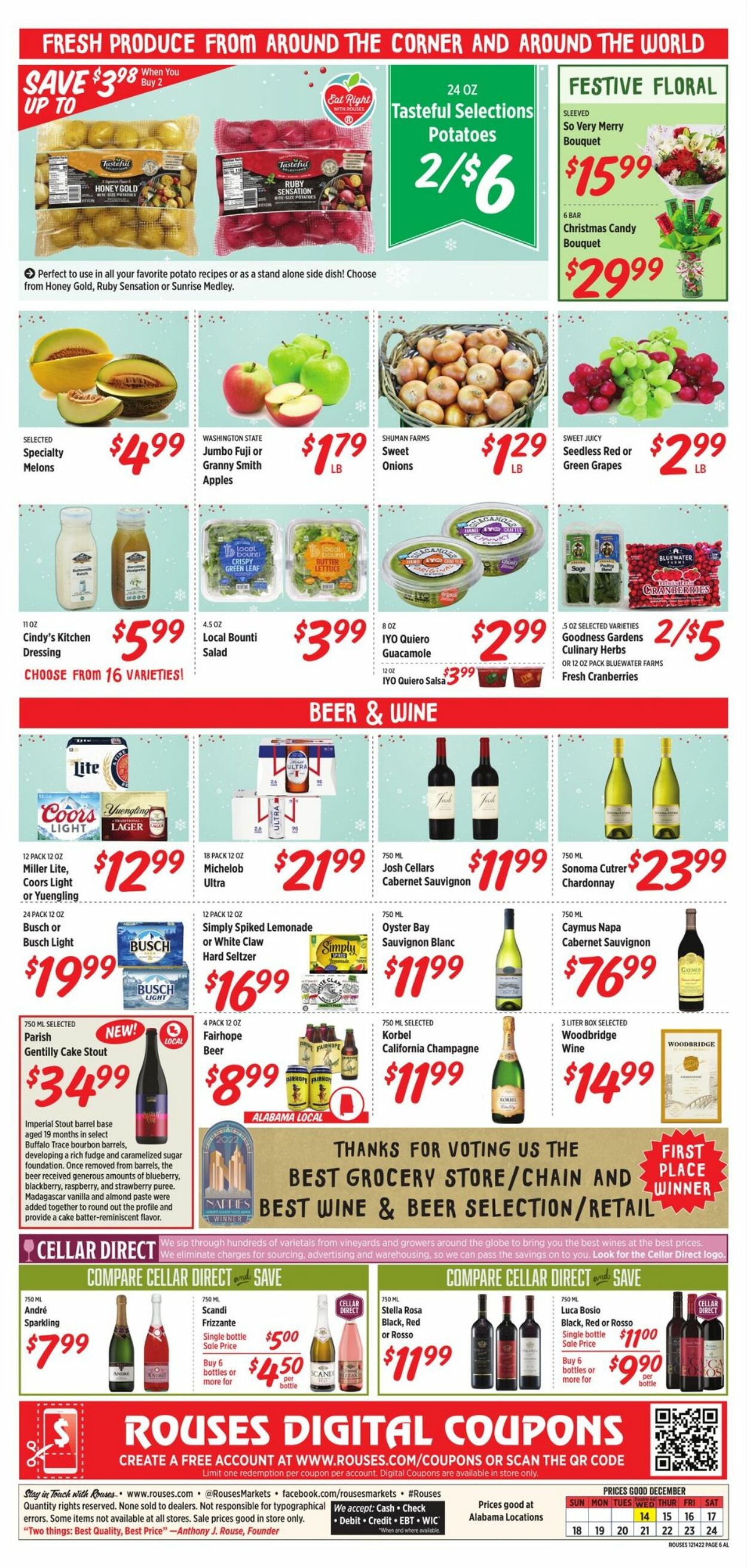 Rouses Weekly Ad Circular - valid 12/14-12/24/2022 (Page 6)