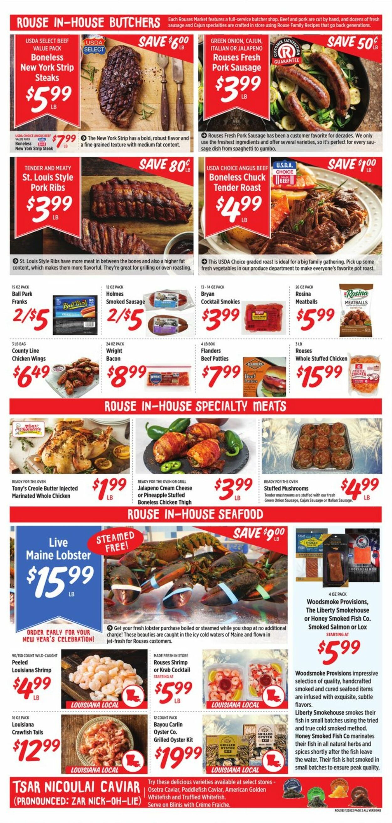Rouses Weekly Ad Circular - valid 12/26-01/04/2023 (Page 2)