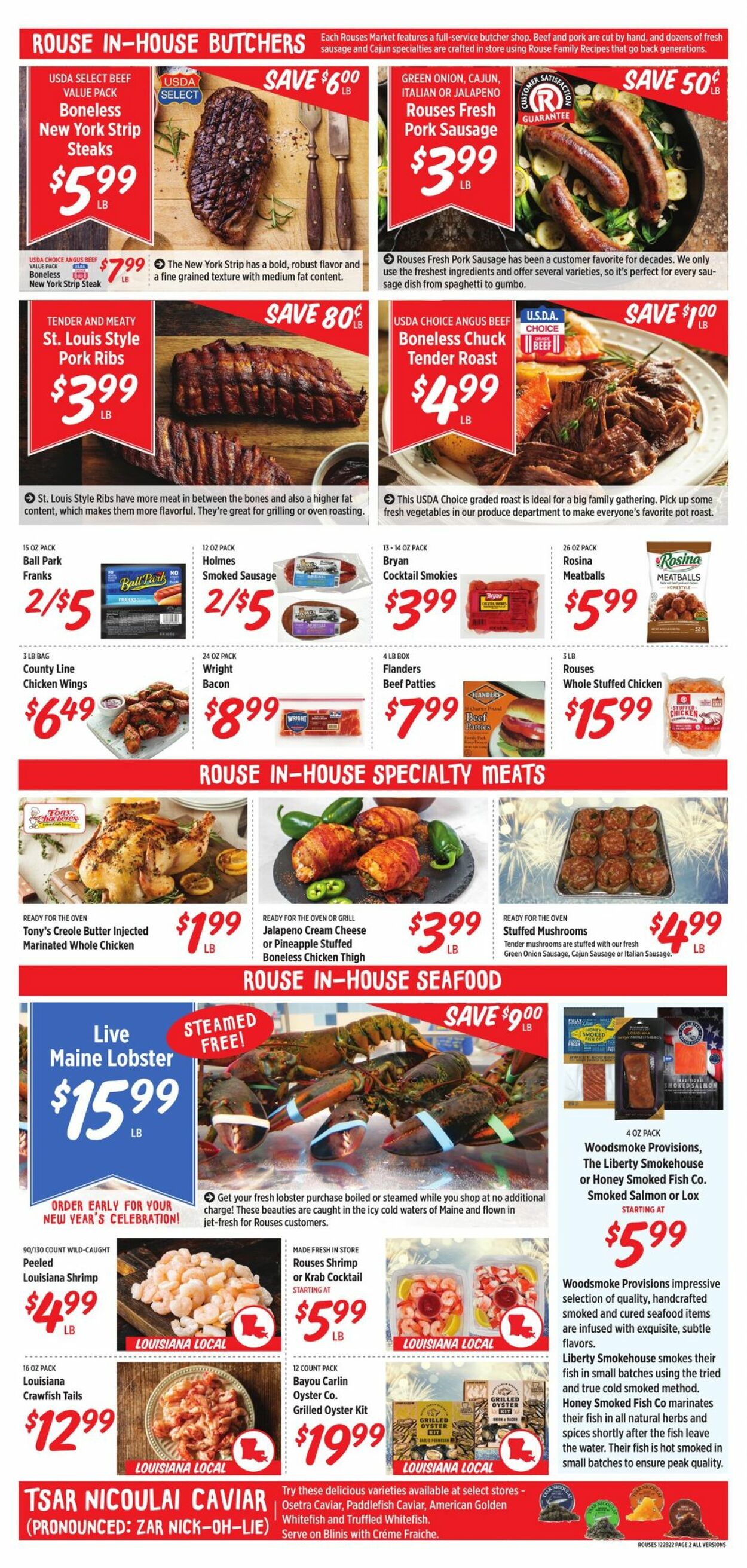 Rouses Weekly Ad Circular - valid 12/26-01/04/2023 (Page 2)