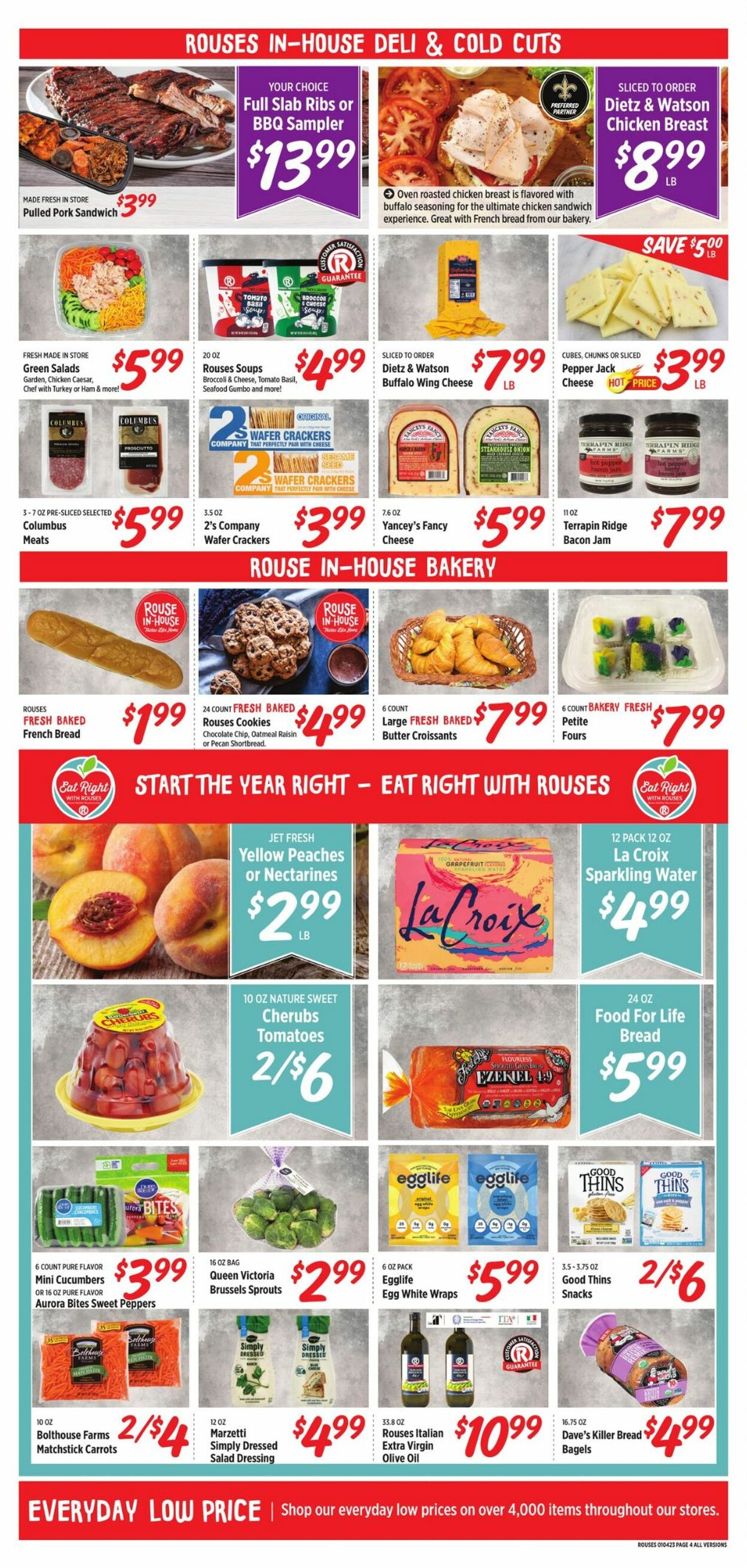 Rouses Weekly Ad Circular - valid 01/04-01/11/2023 (Page 4)