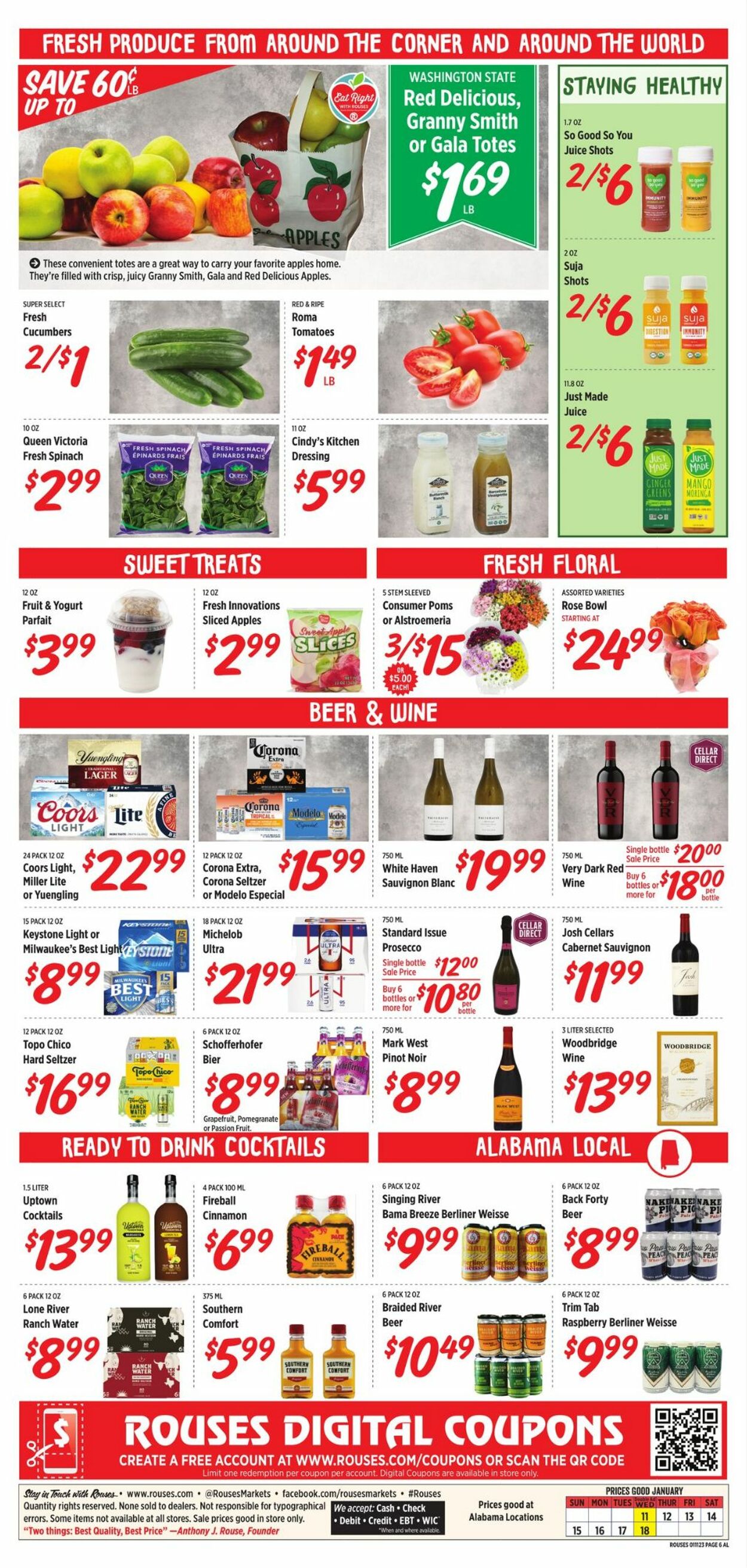 Rouses Weekly Ad Circular - valid 01/11-01/18/2023 (Page 6)