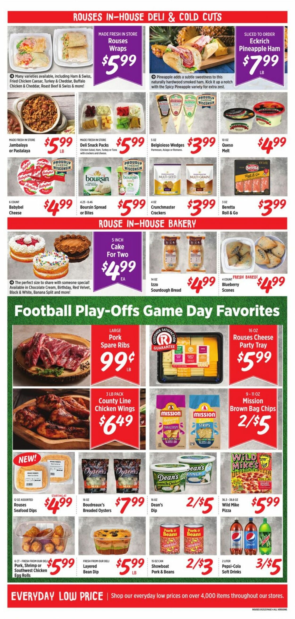 Rouses Weekly Ad Circular - valid 01/25-02/01/2023 (Page 4)