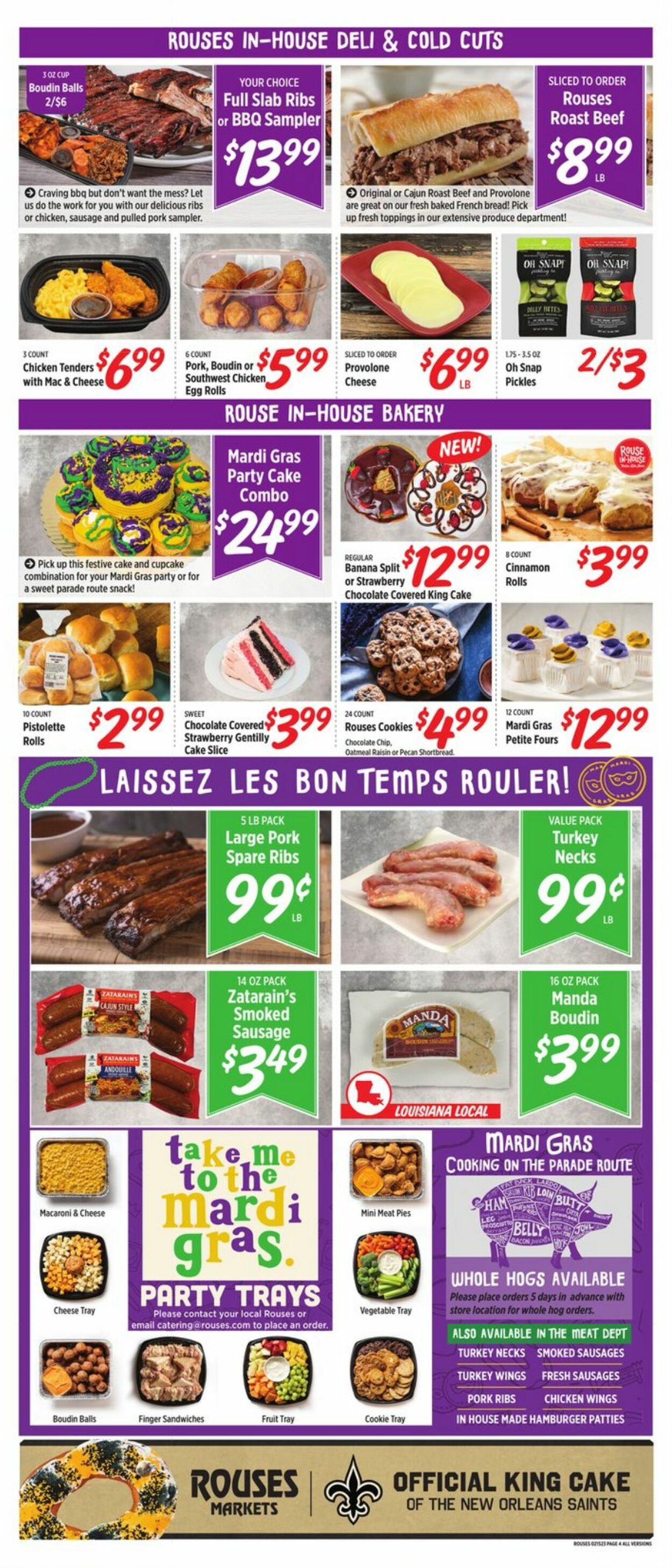 Rouses Weekly Ad Circular - valid 02/15-02/22/2023 (Page 4)