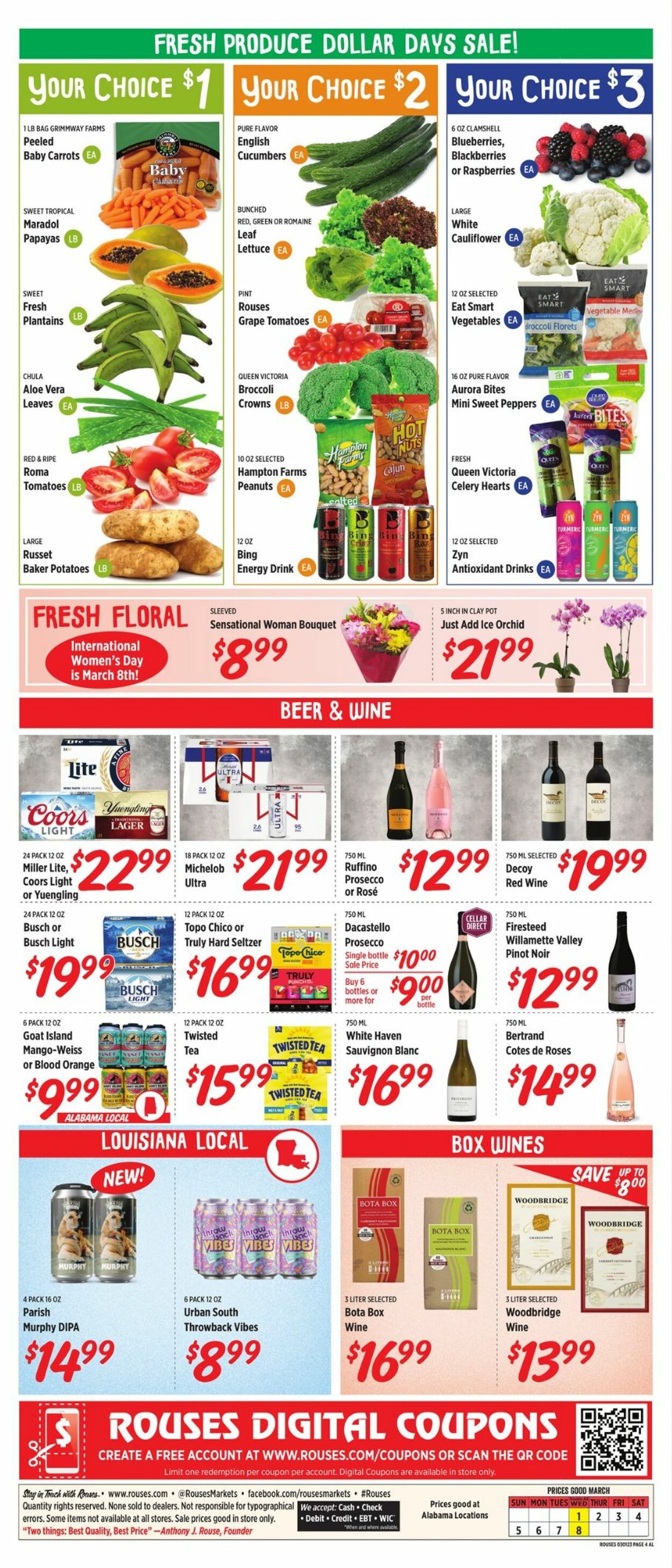 Rouses Weekly Ad Circular - valid 03/01-03/08/2023 (Page 6)