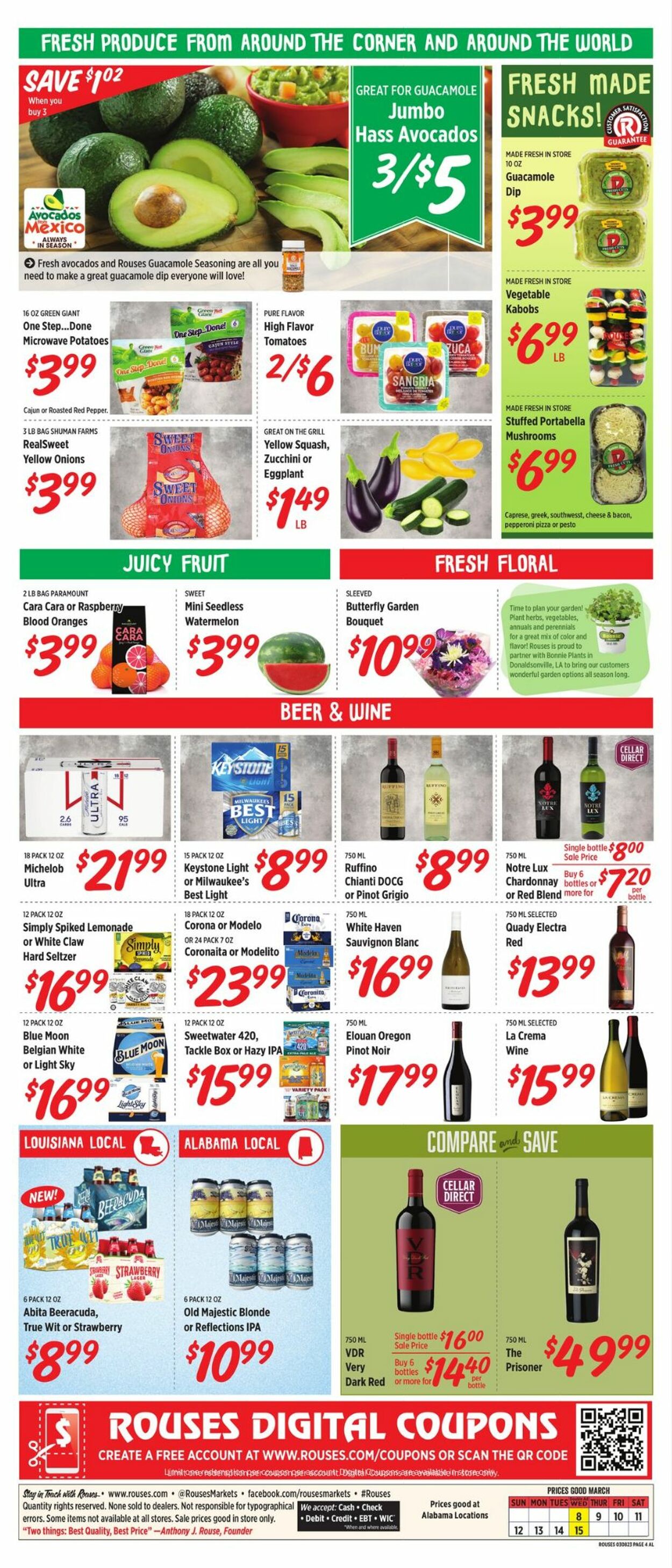 Rouses Weekly Ad Circular - valid 03/08-03/15/2023 (Page 6)