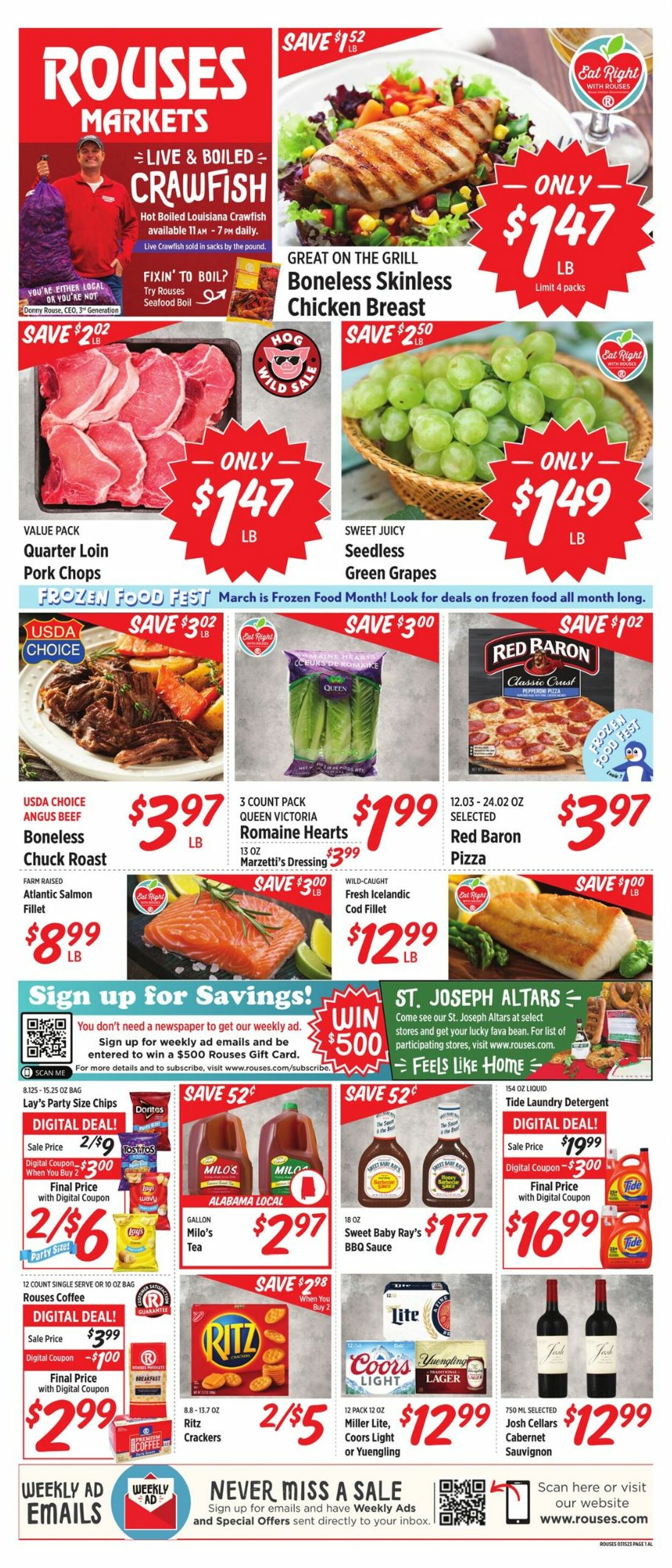 Rouses Weekly Ad Circular - valid 03/15-03/22/2023 (Page 2)
