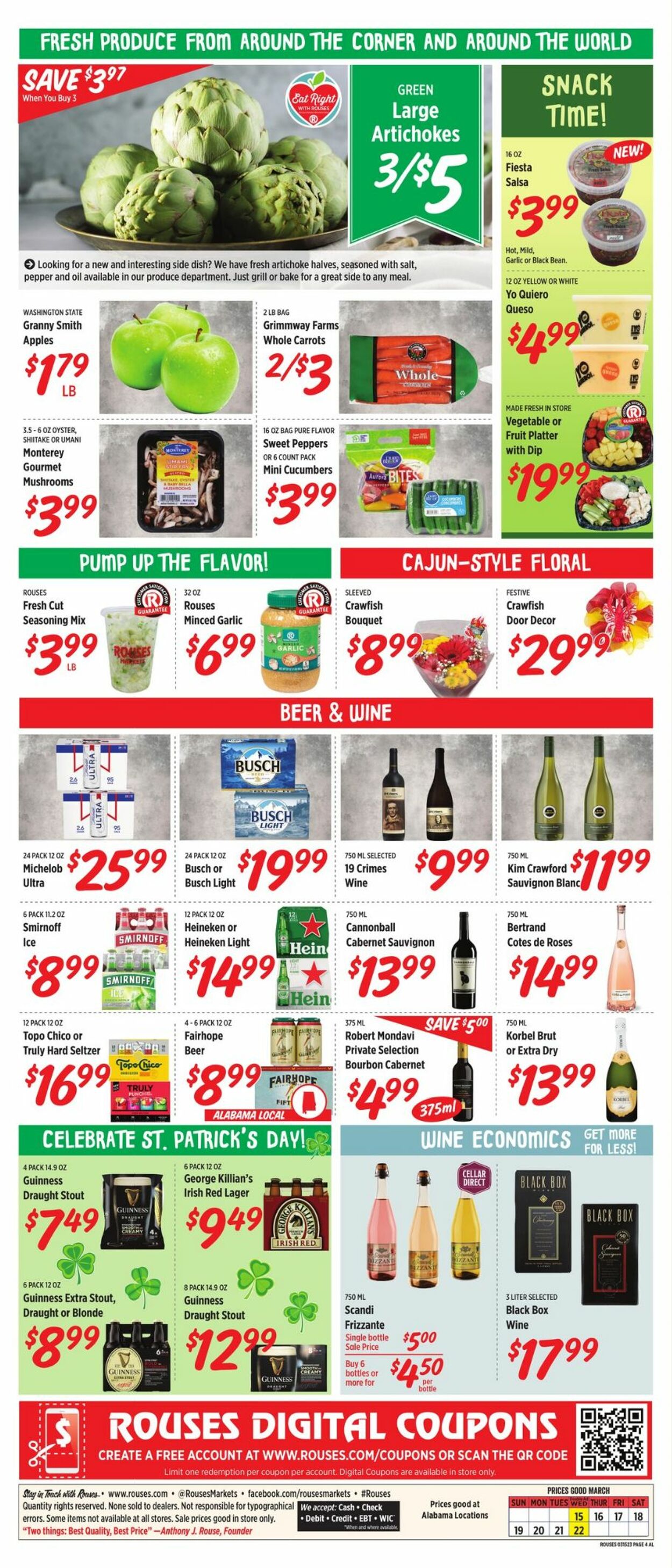 Rouses Weekly Ad Circular - valid 03/15-03/22/2023 (Page 5)