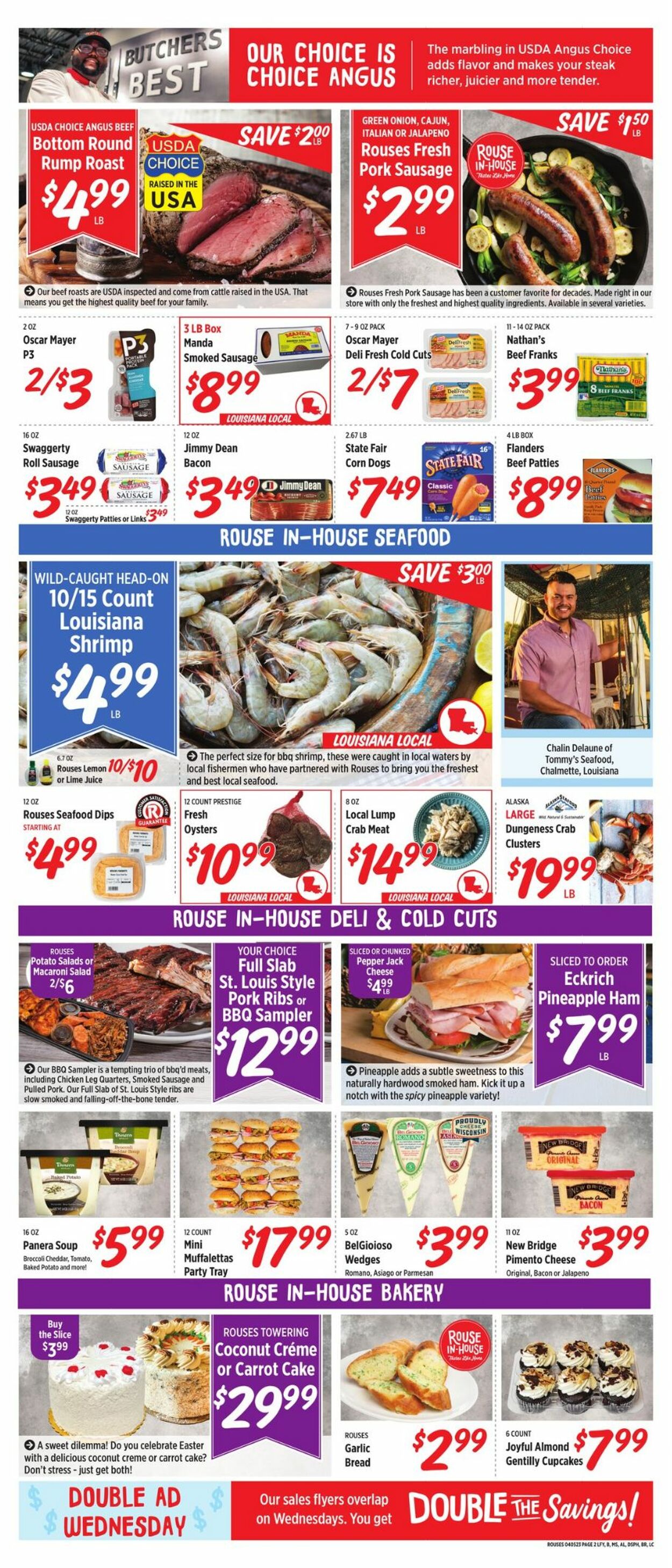 Rouses Weekly Ad Circular - valid 04/05-04/12/2023 (Page 2)