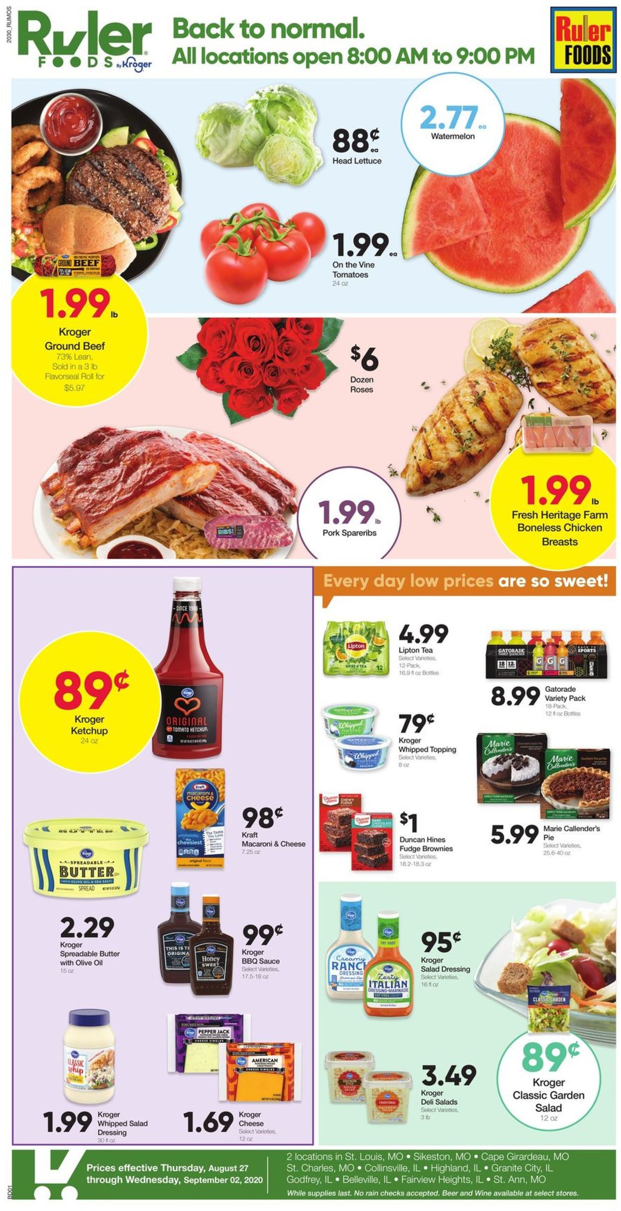 Ruler Foods Weekly Ad Circular - valid 08/27-09/02/2020