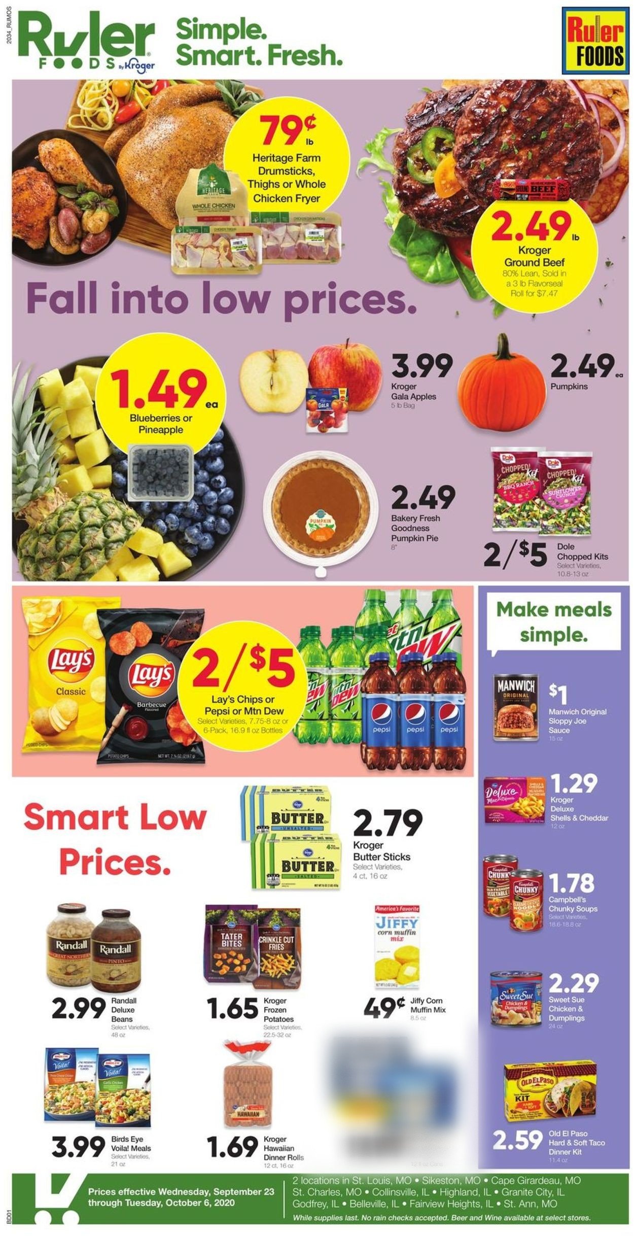 Ruler Foods Weekly Ad Circular - valid 09/23-10/06/2020