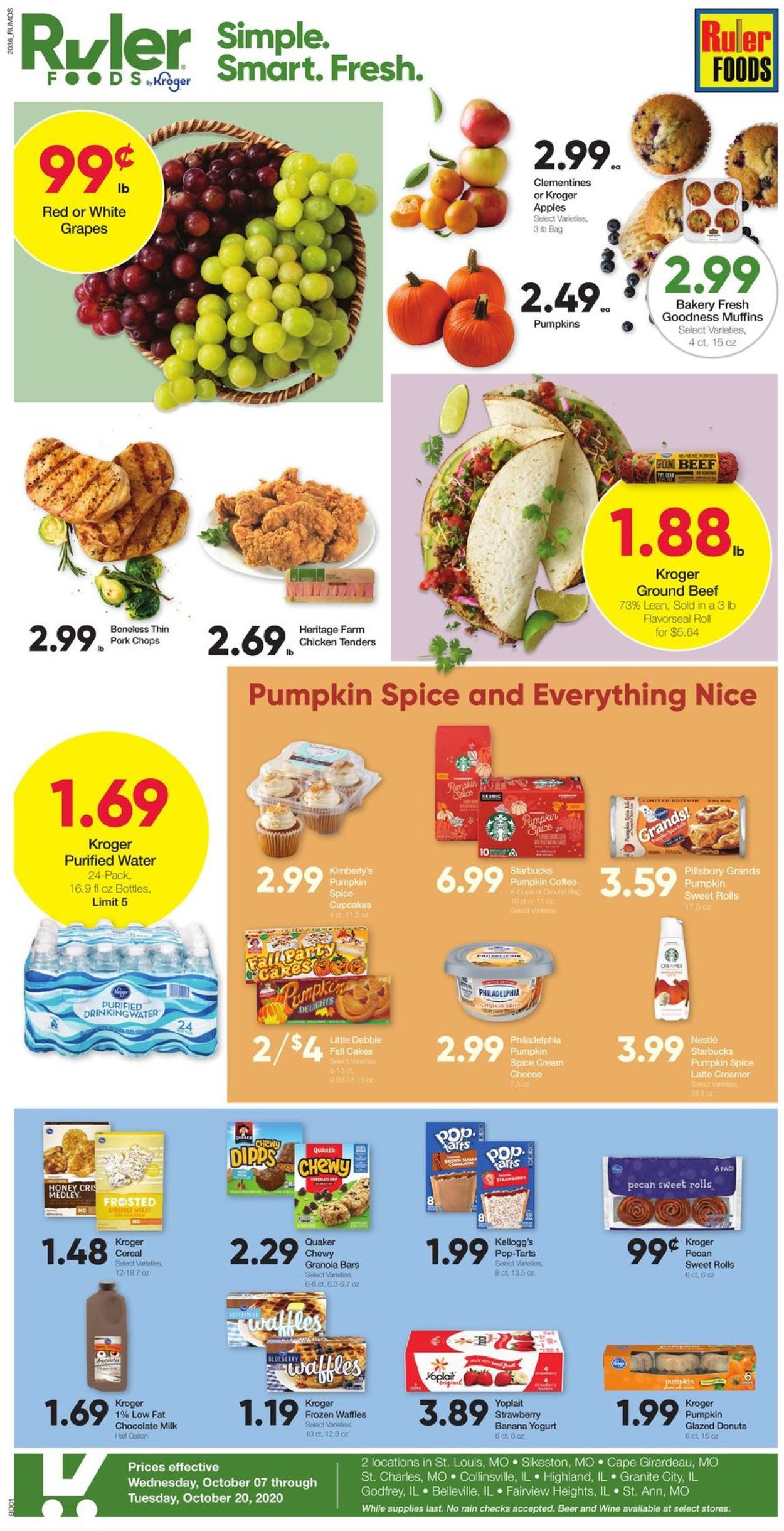 Ruler Foods Weekly Ad Circular - valid 10/07-10/20/2020