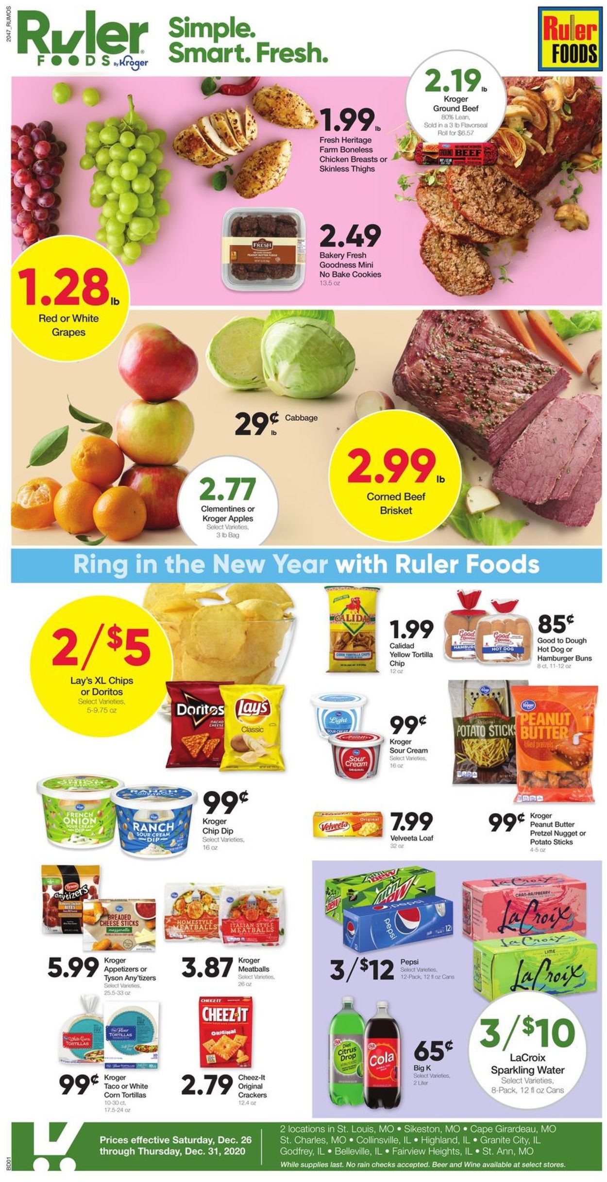 Ruler Foods Weekly Ad Circular - valid 12/26-12/31/2020