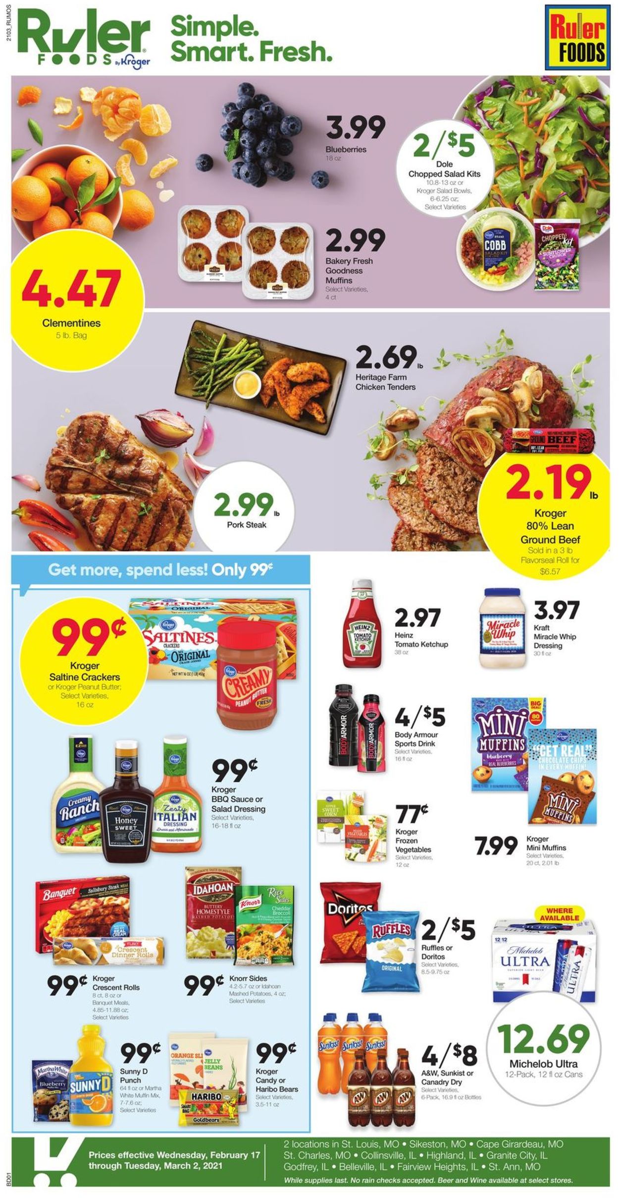 Ruler Foods Weekly Ad Circular - valid 02/17-03/02/2021