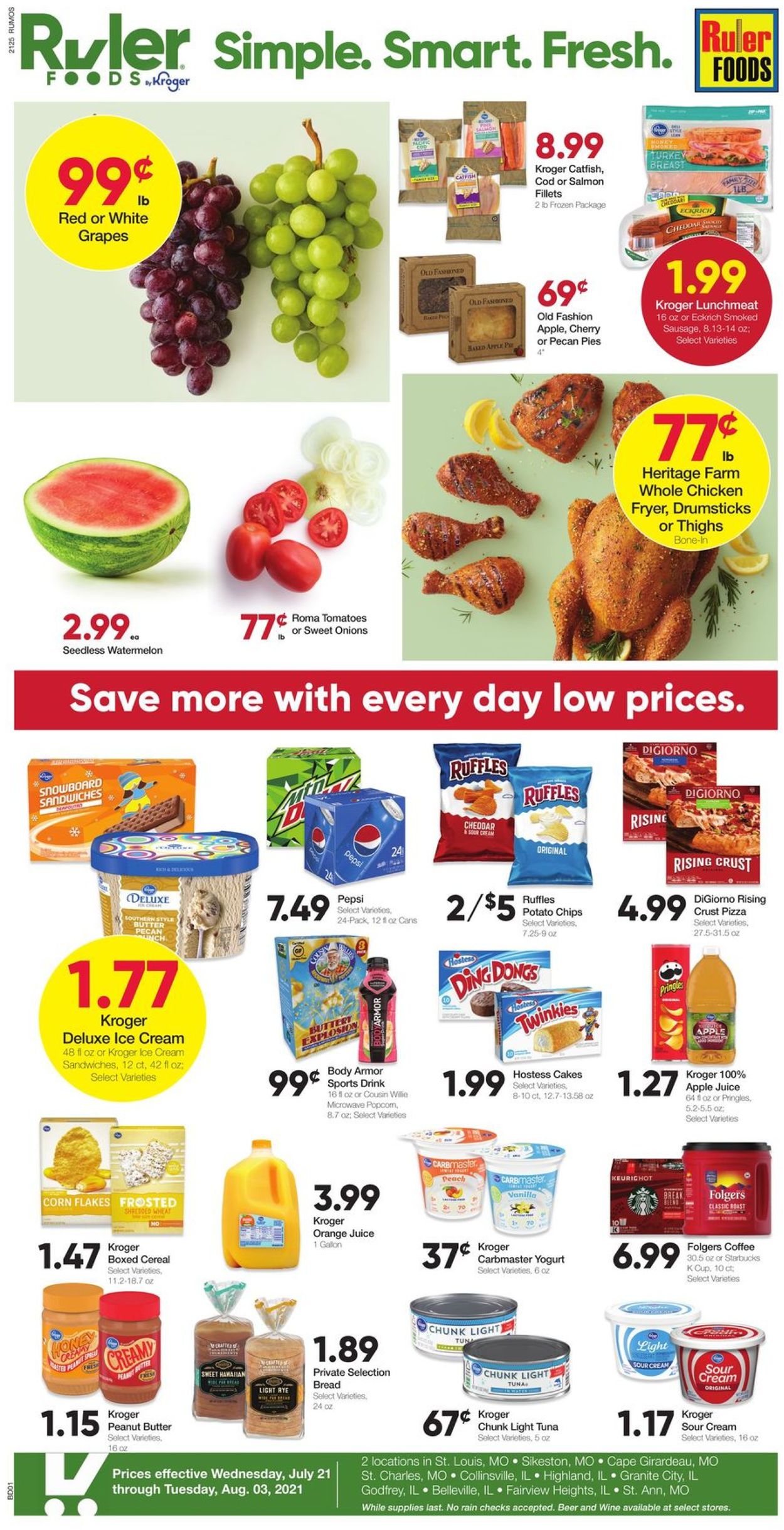 Ruler Foods Weekly Ad Circular - valid 07/21-08/03/2021