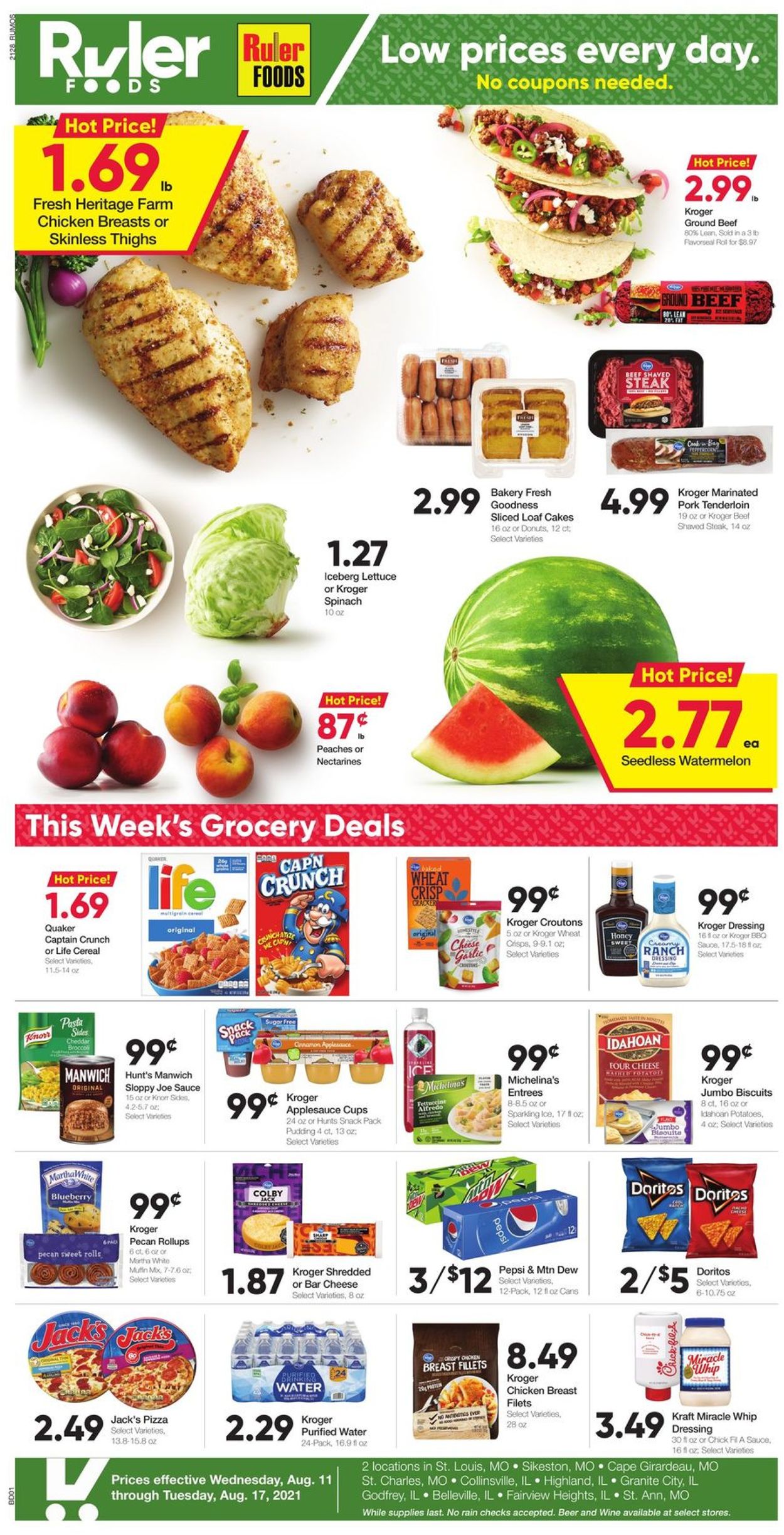 Ruler Foods Weekly Ad Circular - valid 08/11-08/17/2021