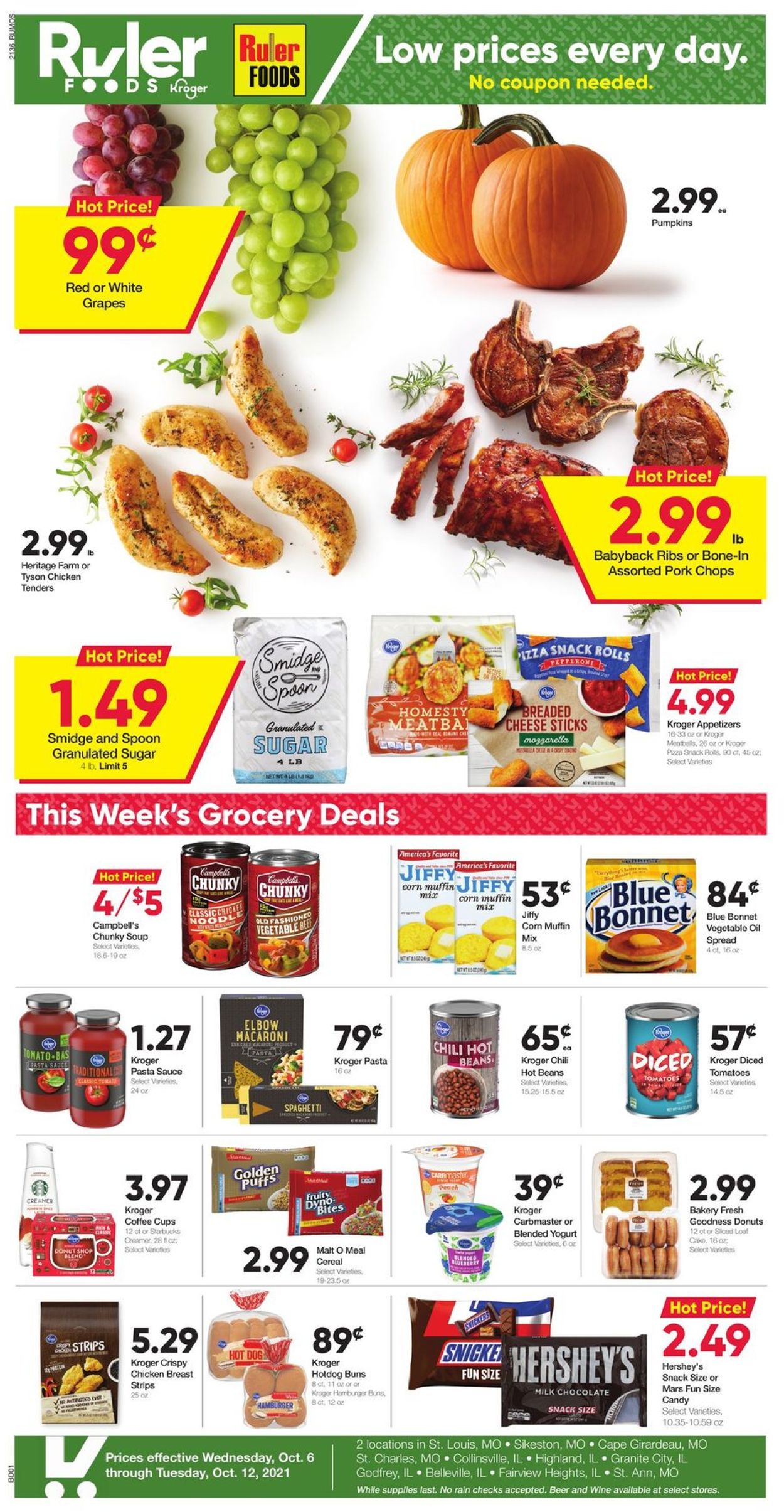 Ruler Foods Weekly Ad Circular - valid 10/06-10/12/2021
