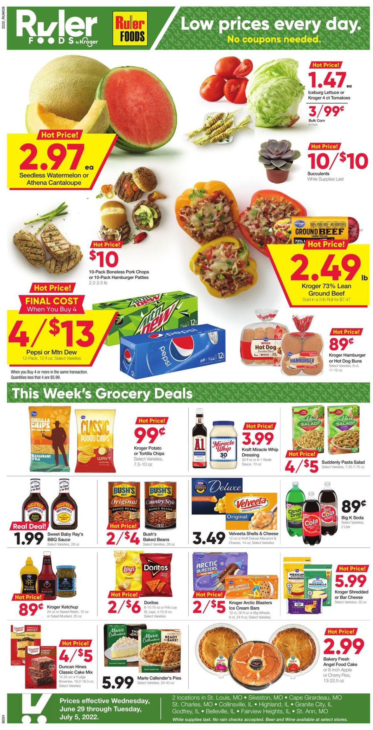 Ruler Foods Weekly Ad Circular - valid 06/29-07/05/2022