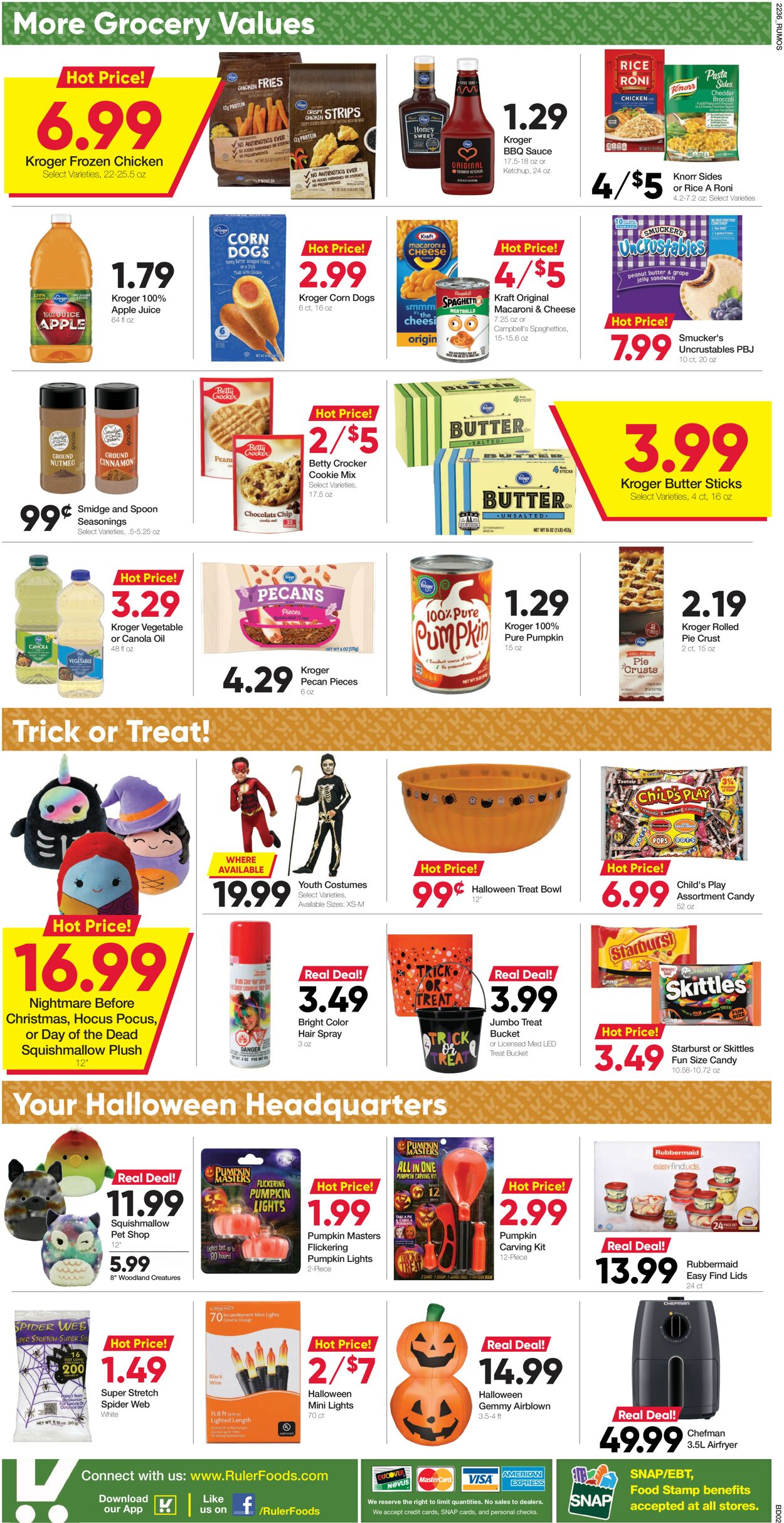 Ruler Foods Weekly Ad Circular - valid 10/05-10/11/2022 (Page 2)