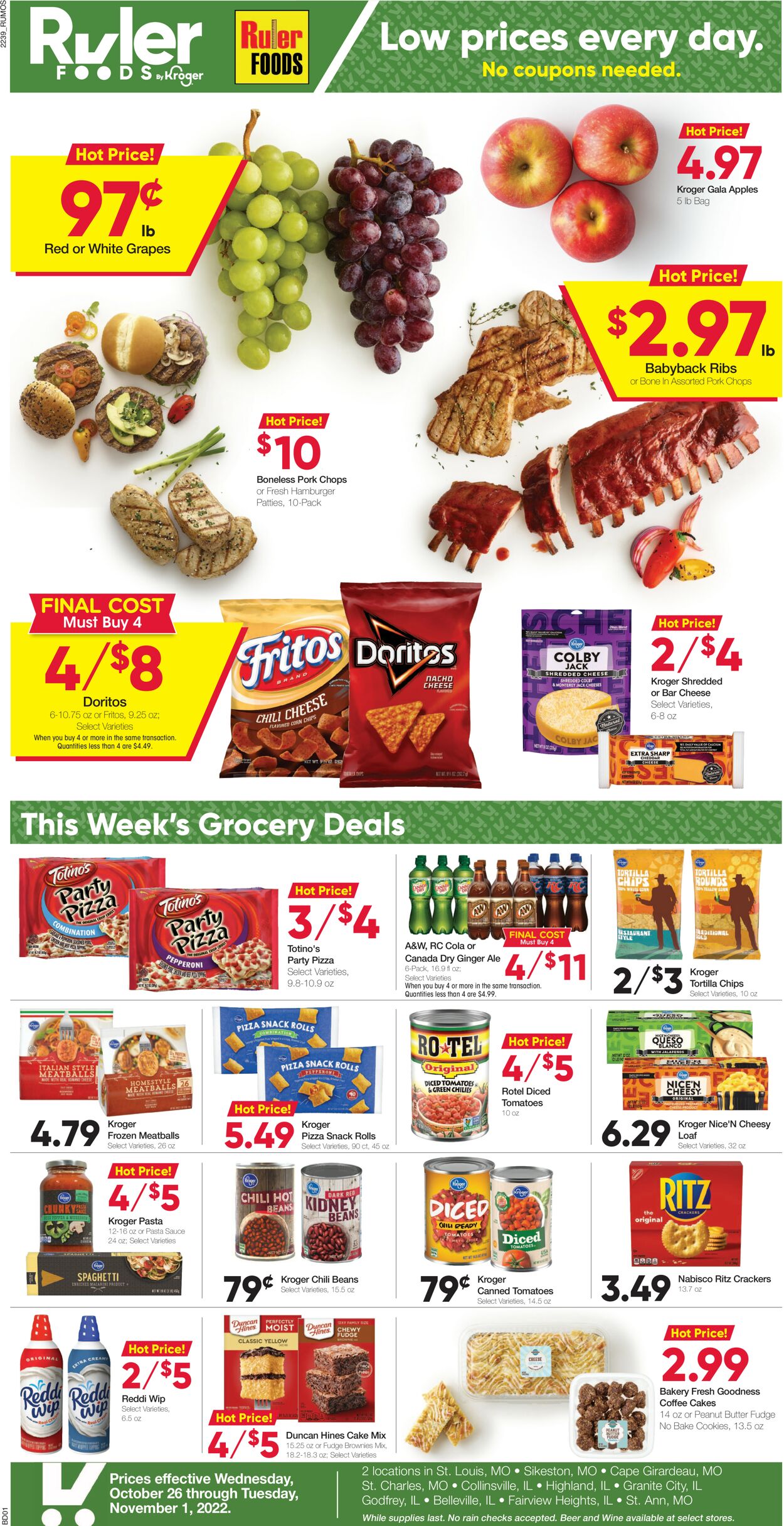 Ruler Foods Weekly Ad Circular - valid 10/26-11/01/2022