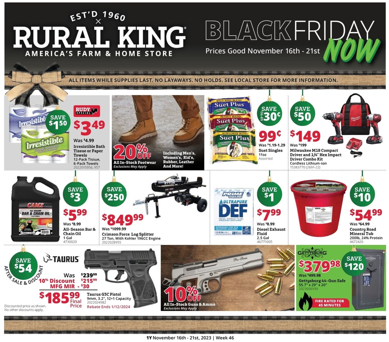 Rural King Weekly Ad Circular - valid 11/16-11/21/2023