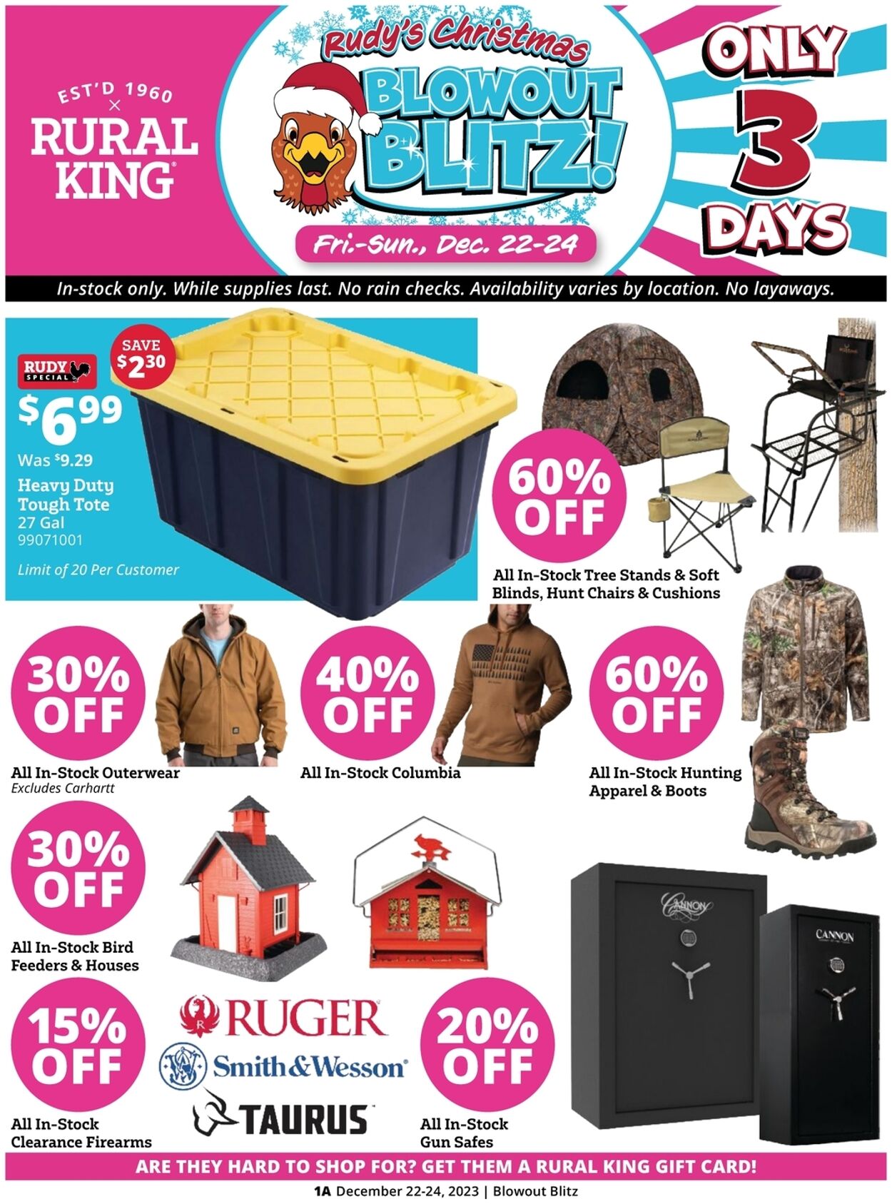 Rural King Weekly Ad Circular - valid 12/22-12/29/2023
