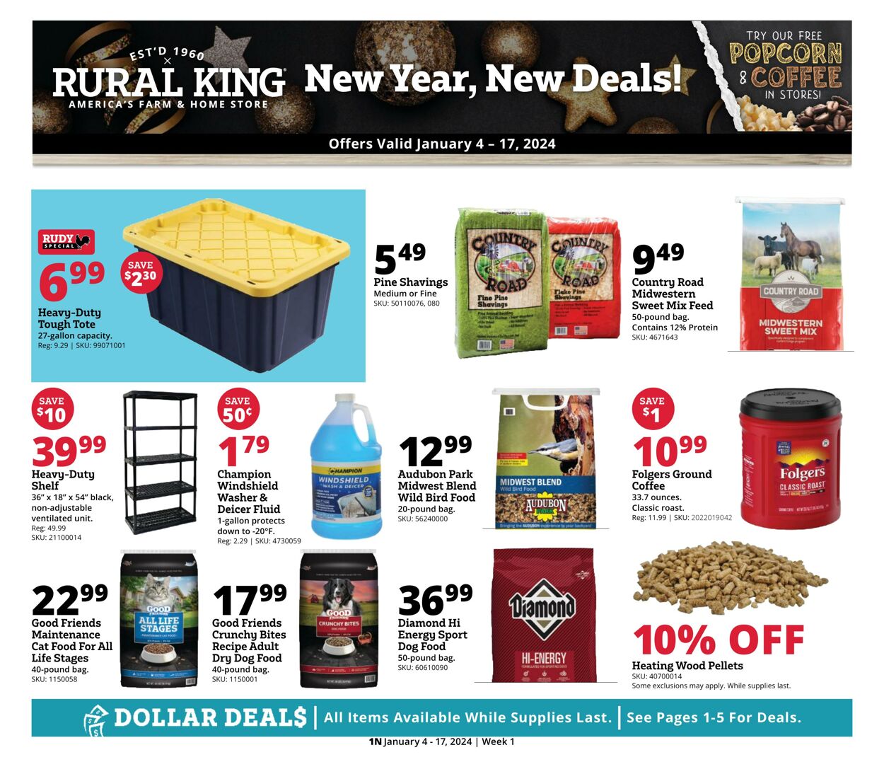 Rural King Weekly Ad Circular - valid 01/04-01/17/2024