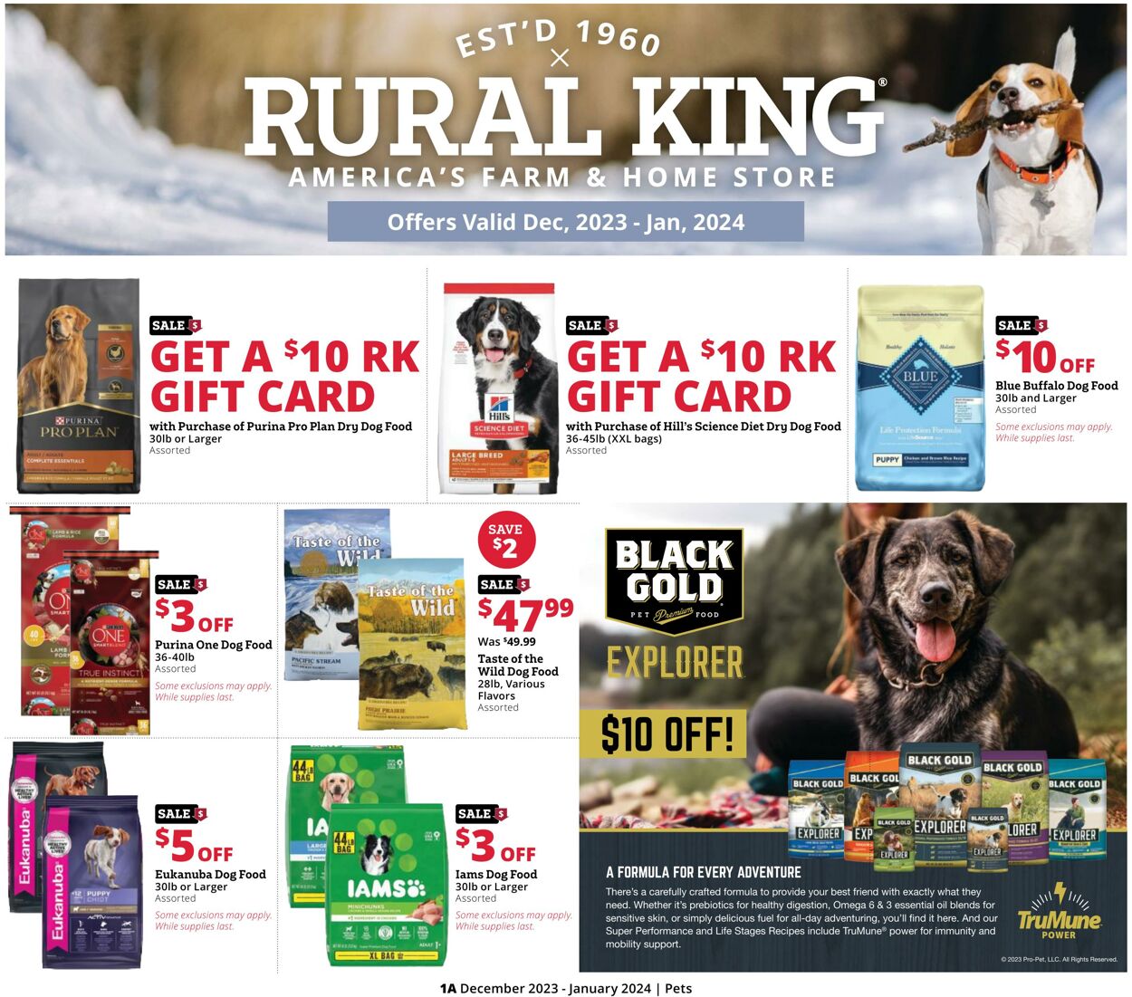 Rural King Weekly Ad Circular - valid 12/20-01/31/2024