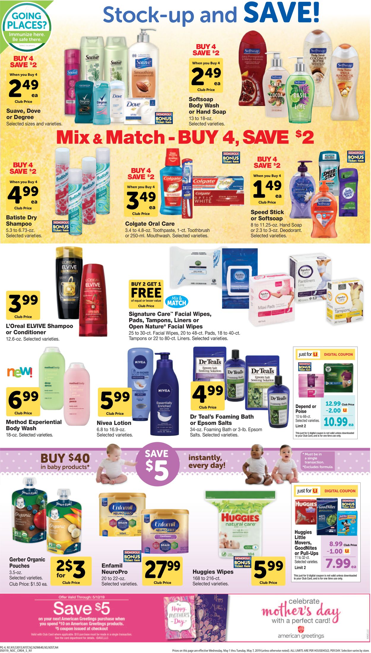 Safeway Weekly Ad Circular - valid 05/01-05/07/2019 (Page 4)