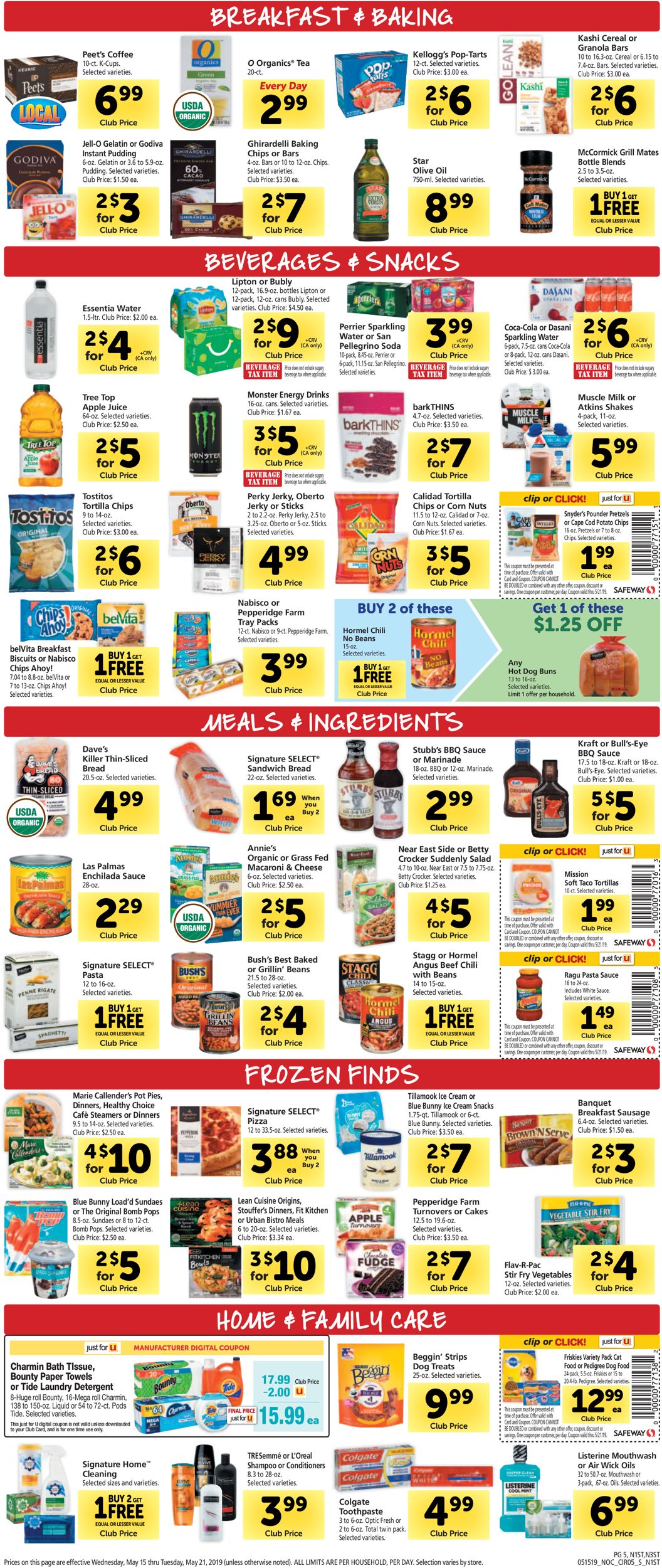 Safeway Weekly Ad Circular - valid 05/15-05/21/2019 (Page 5)