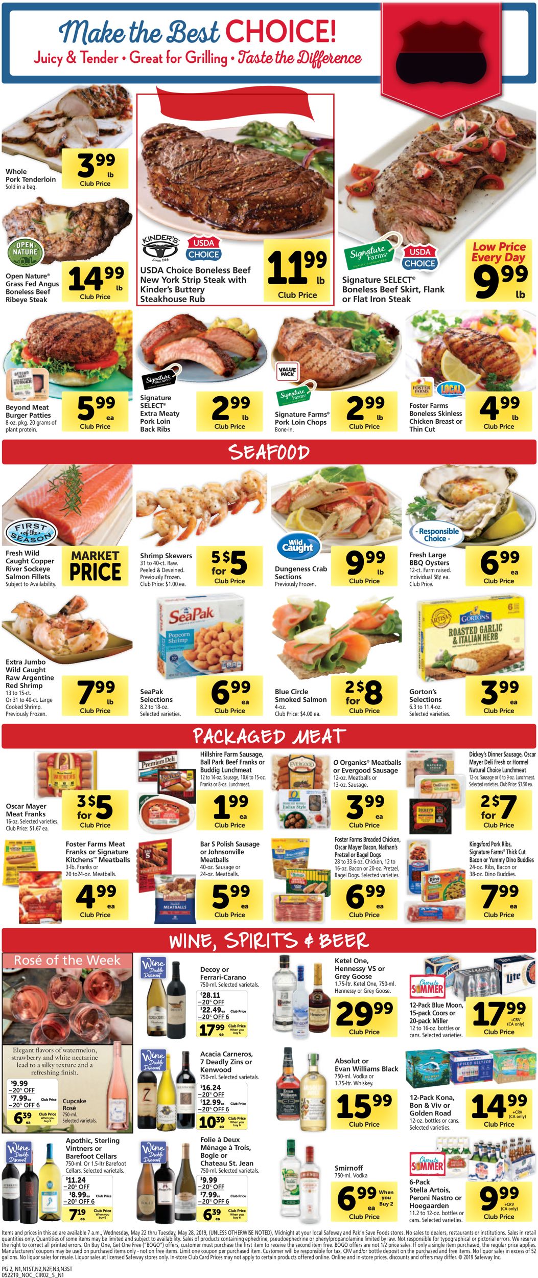 Safeway Weekly Ad Circular - valid 05/22-05/28/2019 (Page 2)