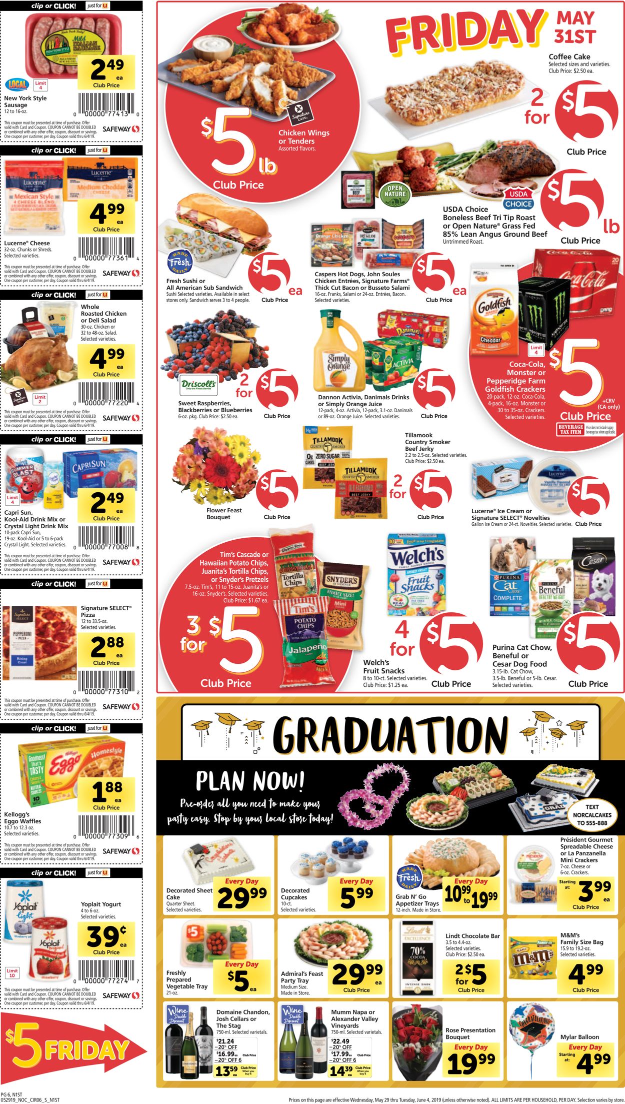 Safeway Weekly Ad Circular - valid 05/29-06/04/2019 (Page 6)