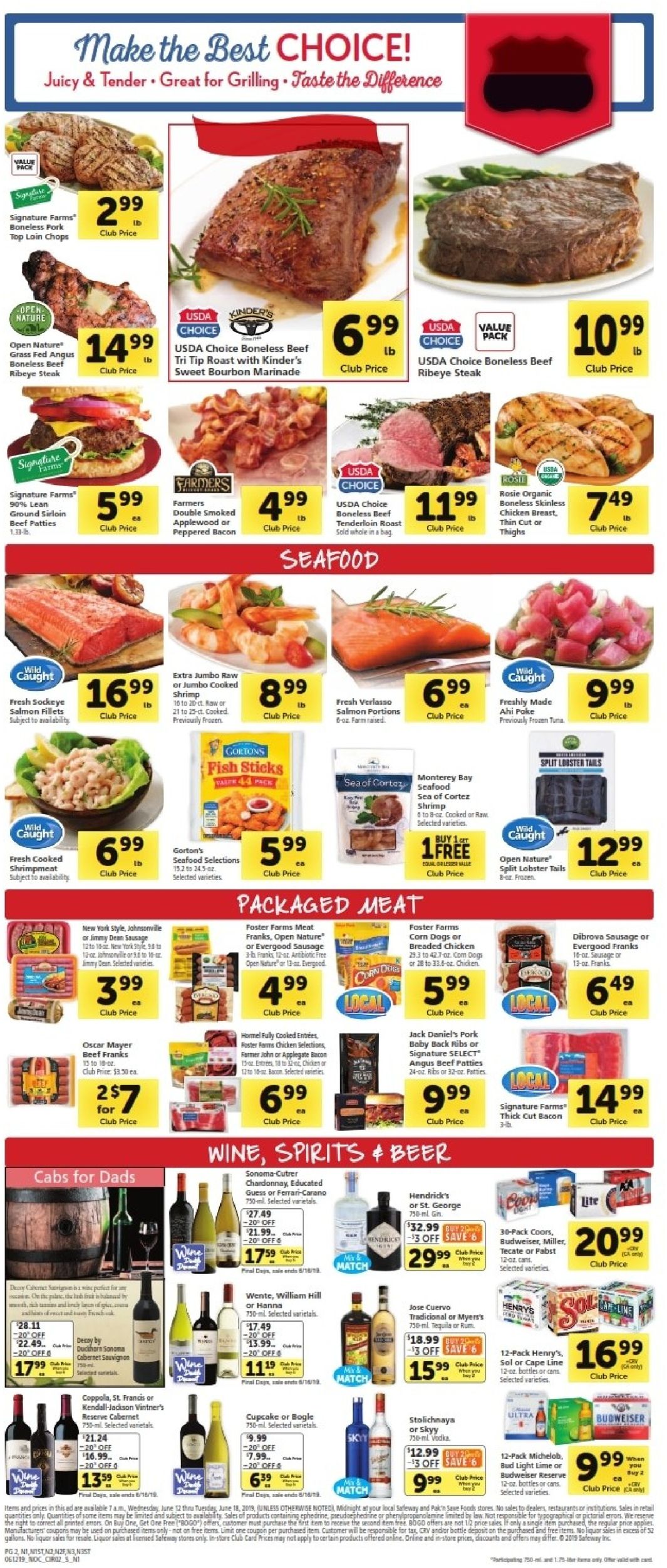 Safeway Weekly Ad Circular - valid 06/12-06/18/2019 (Page 4)