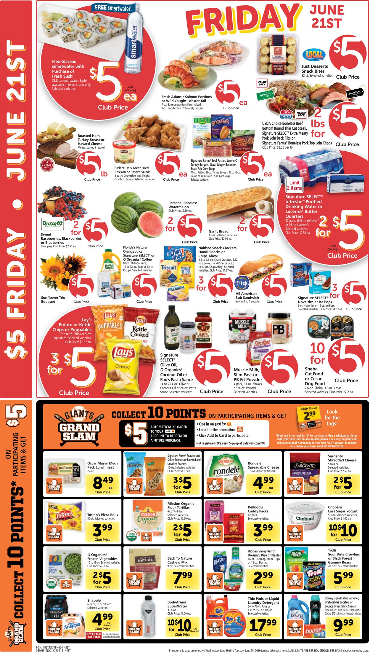 Safeway Weekly Ad Circular - valid 06/19-06/25/2019 (Page 4)