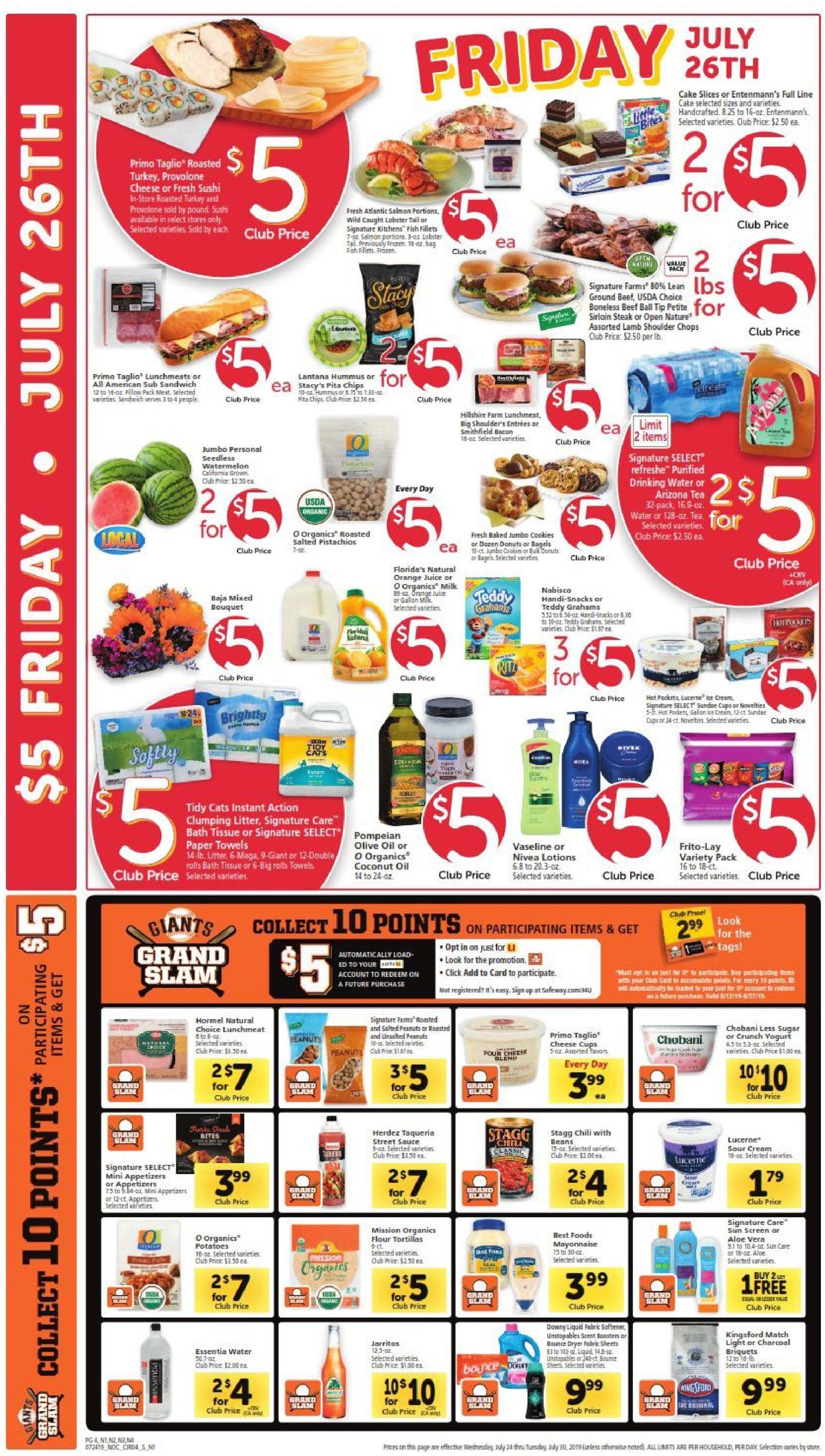 Safeway Weekly Ad Circular - valid 07/24-07/30/2019 (Page 4)