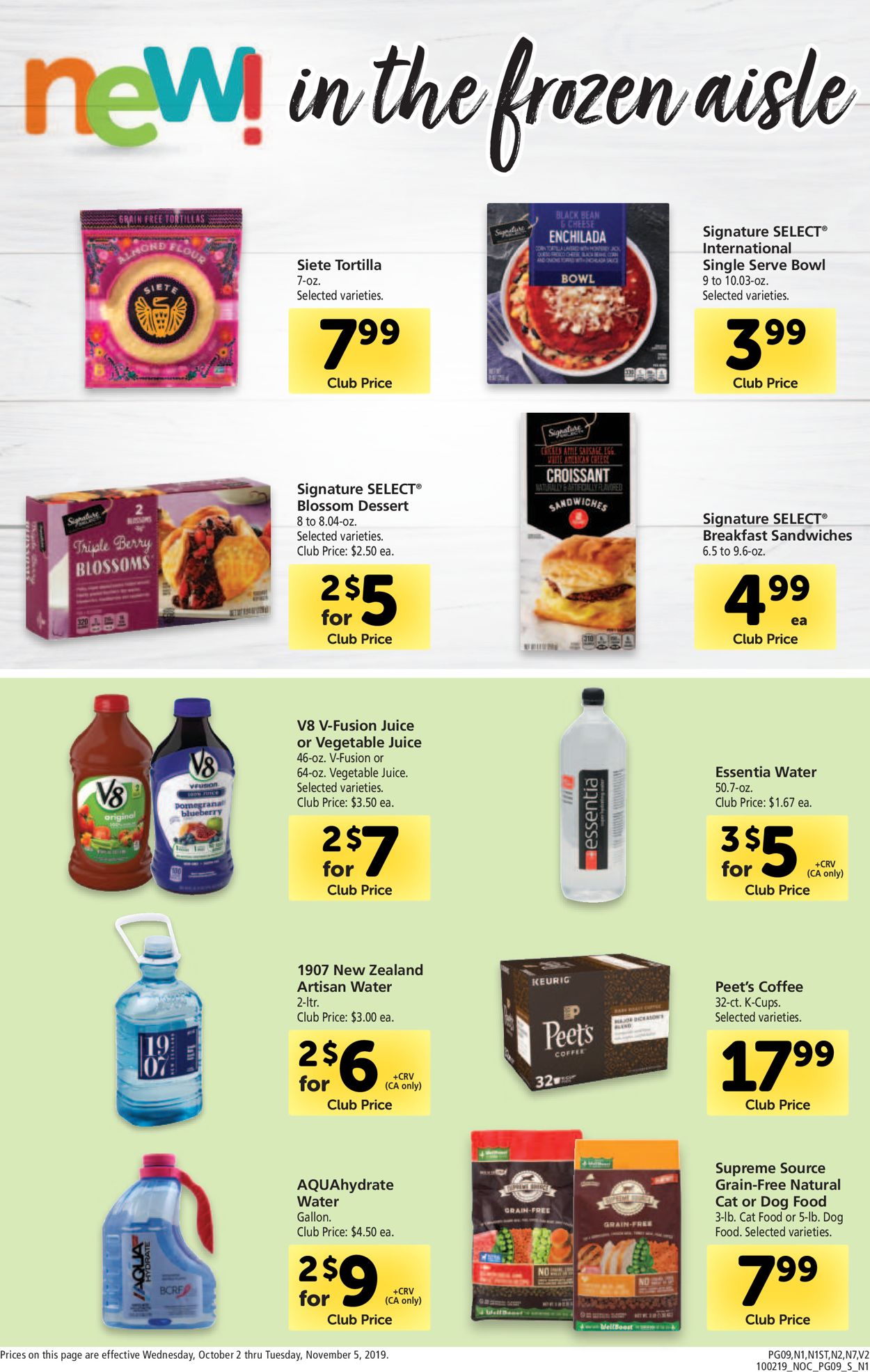 Safeway Weekly Ad Circular - valid 10/02-11/05/2019 (Page 9)