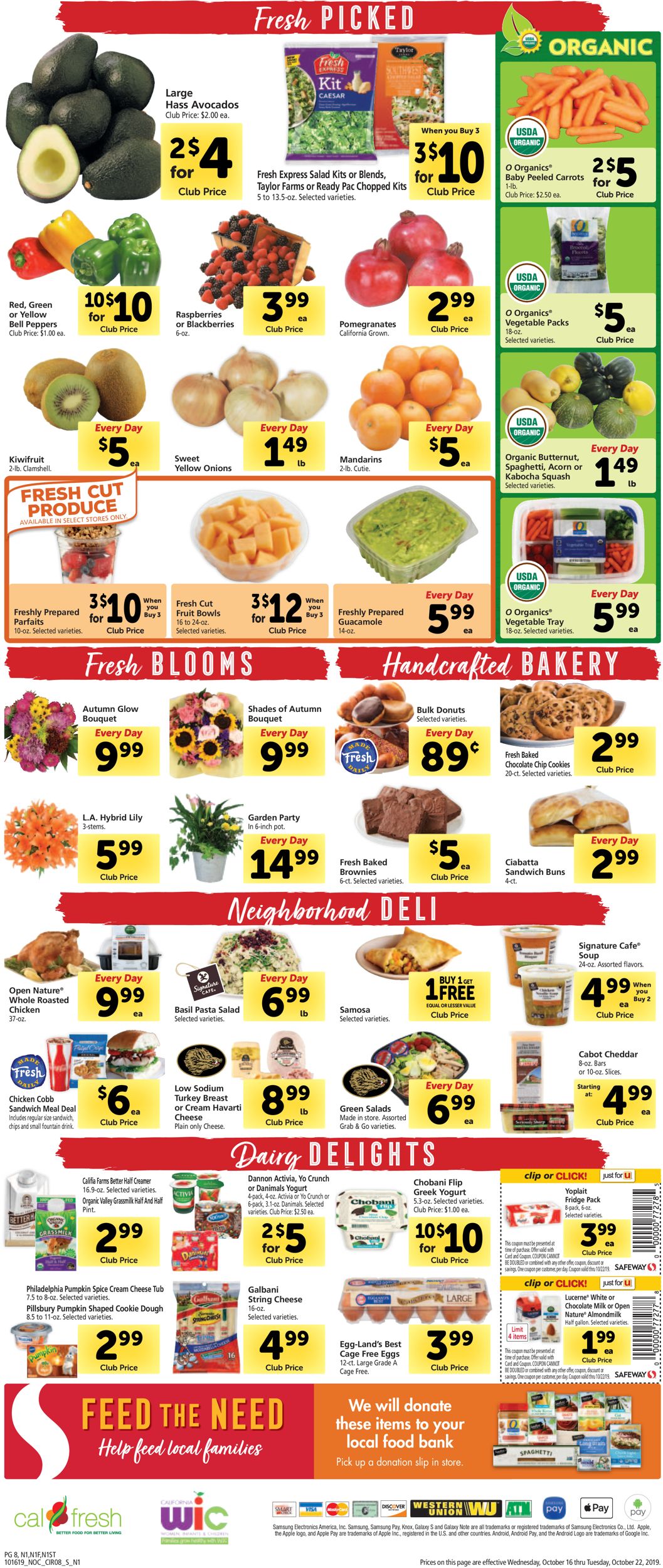 Safeway Weekly Ad Circular - valid 10/16-10/22/2019 (Page 8)