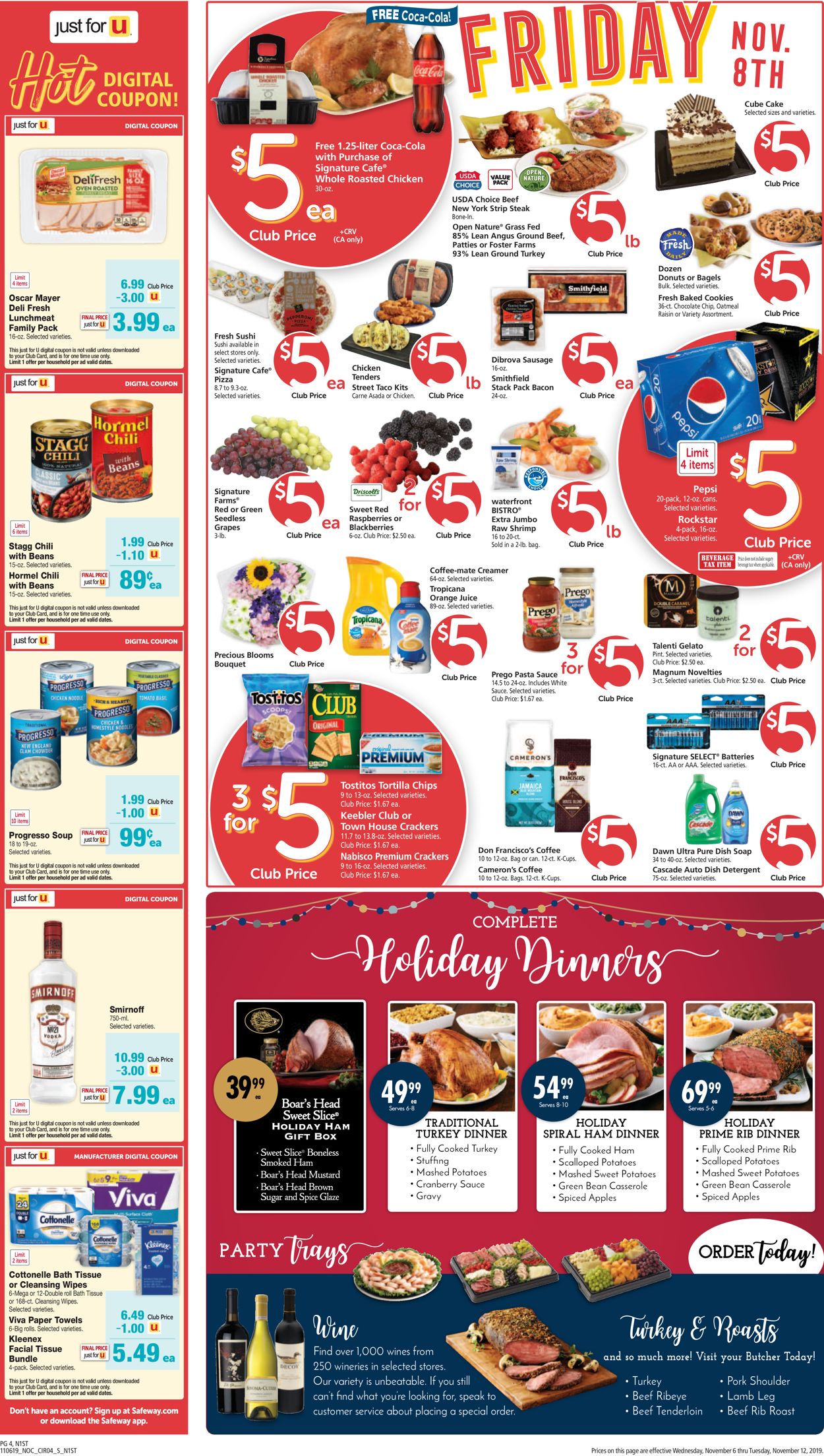 Safeway Weekly Ad Circular - valid 11/06-11/12/2019 (Page 4)