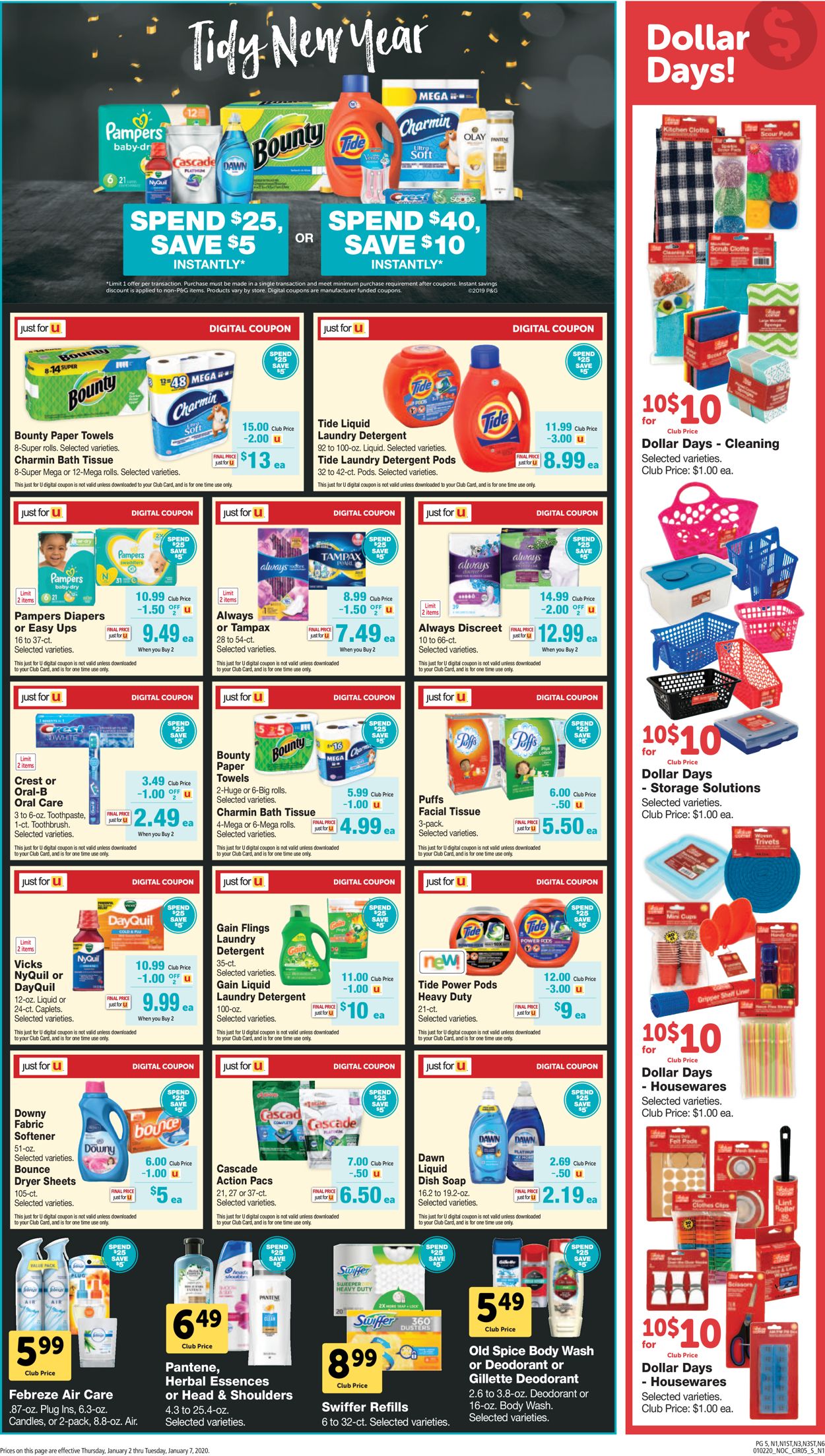 Safeway Weekly Ad Circular - valid 01/02-01/07/2020 (Page 5)