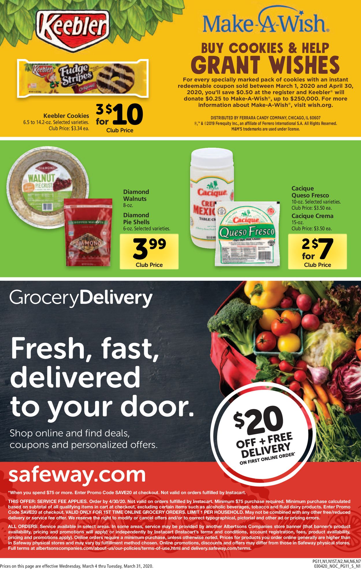 Safeway Weekly Ad Circular - valid 03/04-03/31/2020 (Page 11)