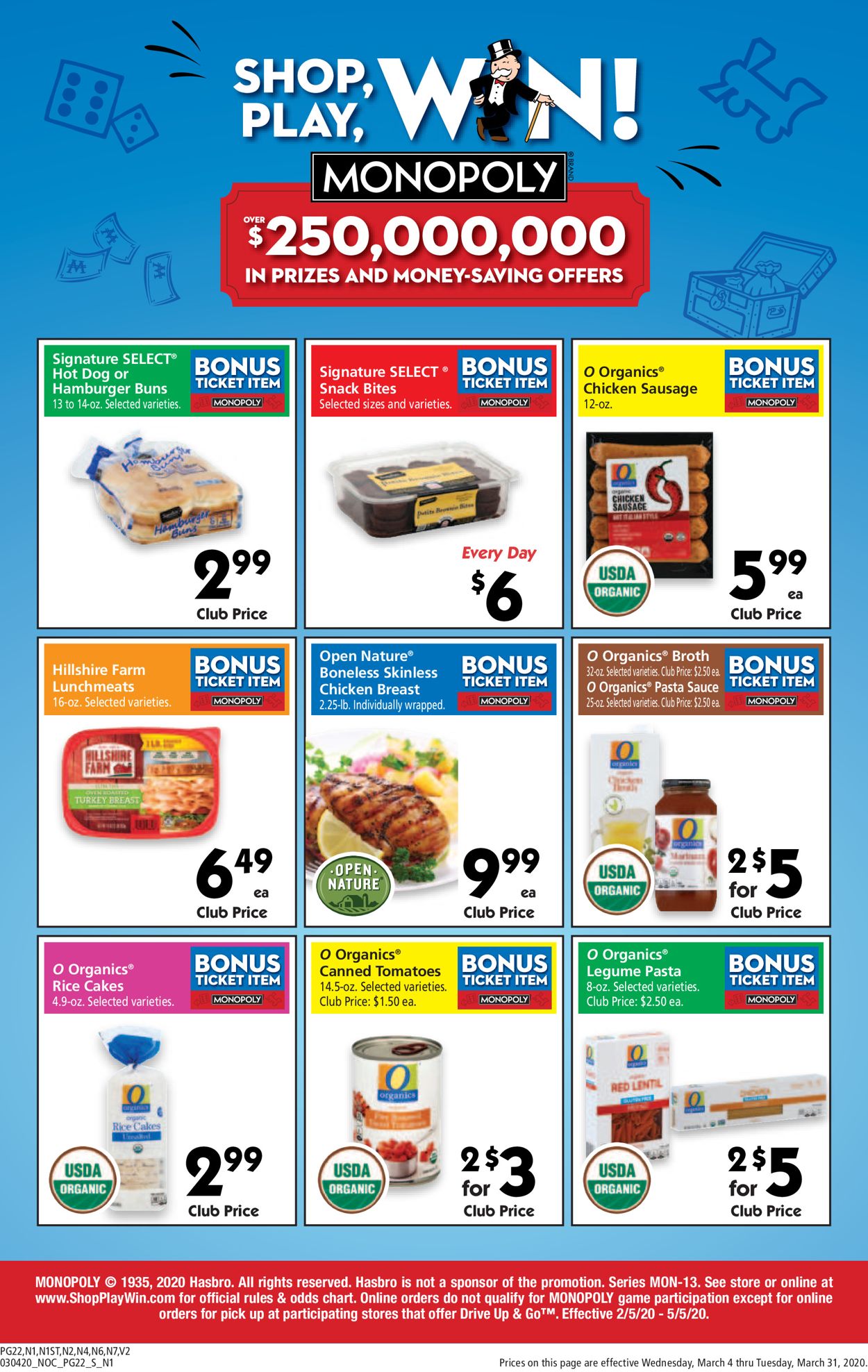Safeway Weekly Ad Circular - valid 03/04-03/31/2020 (Page 22)
