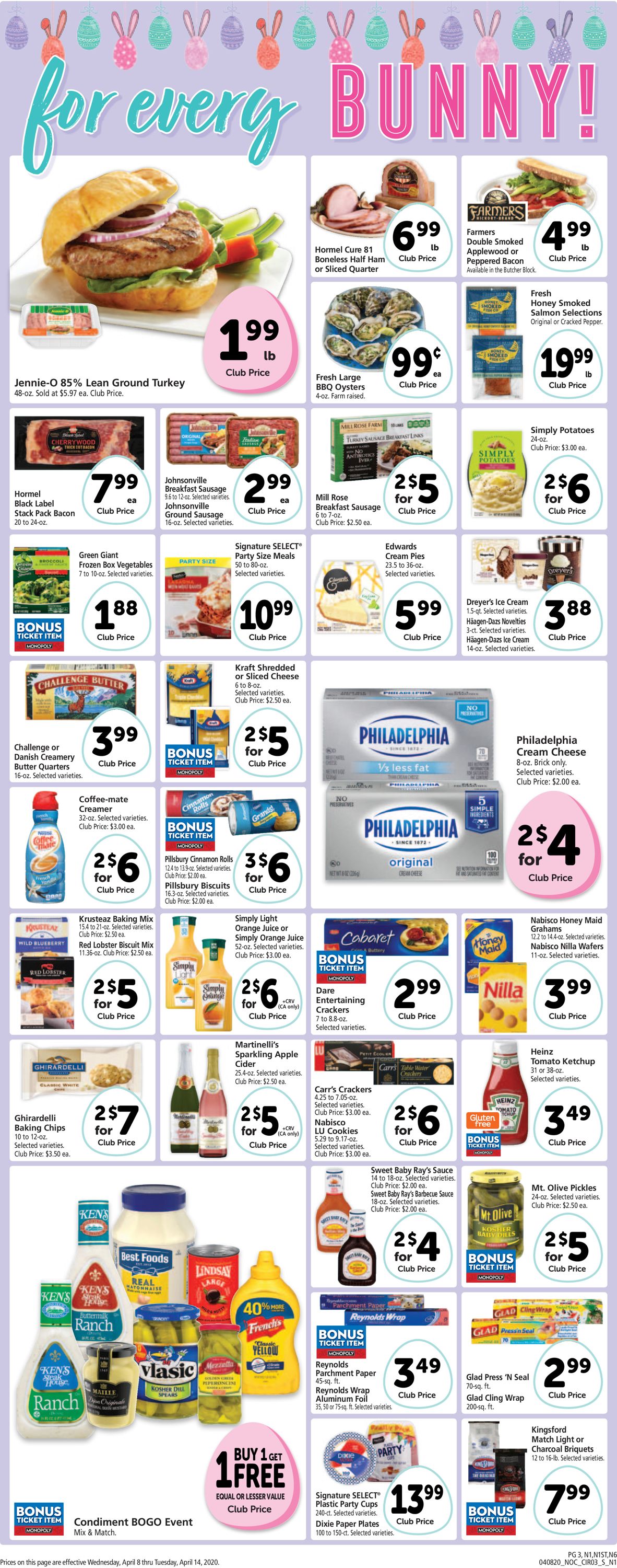 Safeway Weekly Ad Circular - valid 04/08-04/14/2020 (Page 3)