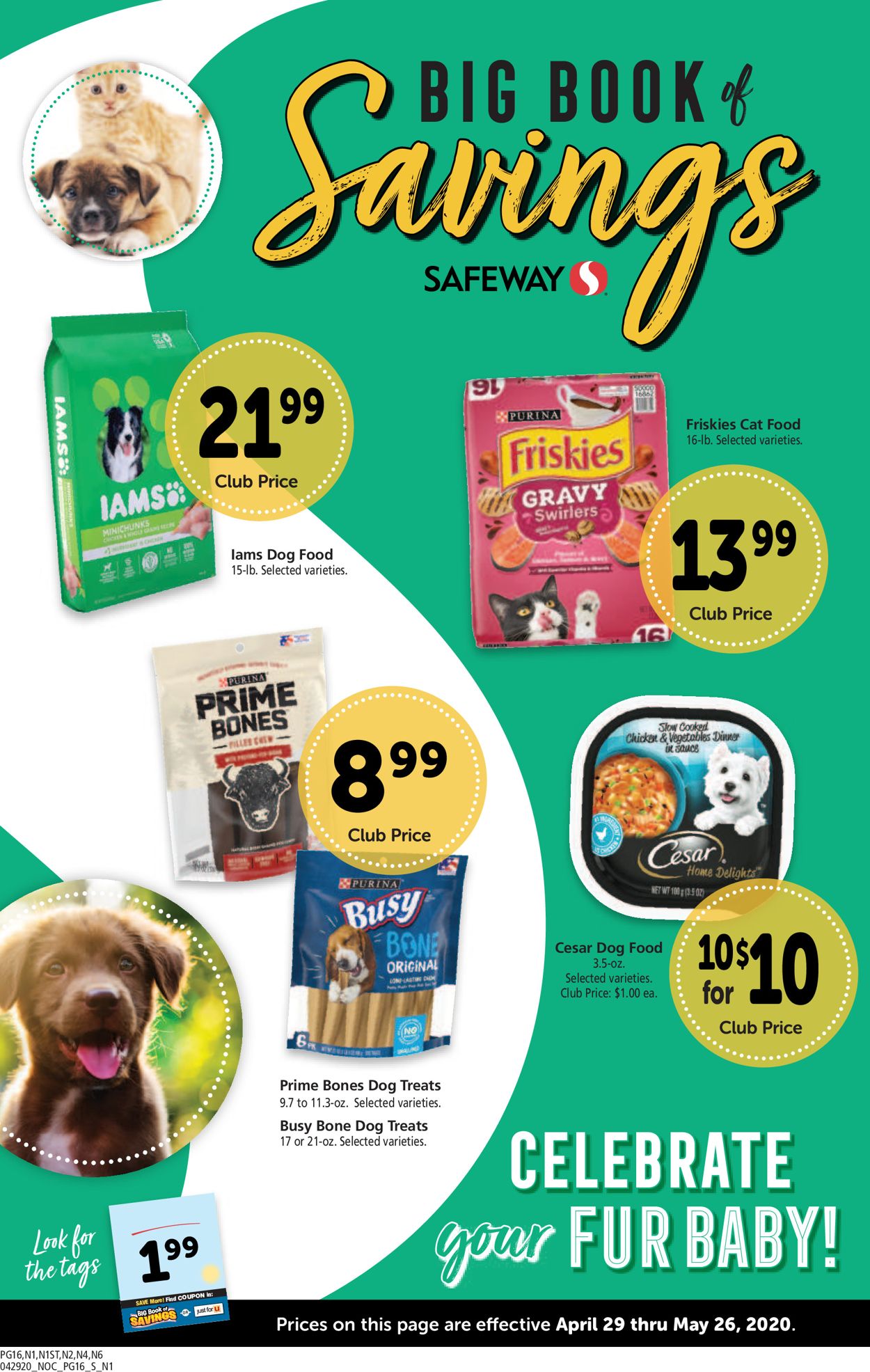 Safeway Weekly Ad Circular - valid 04/29-05/26/2020 (Page 16)