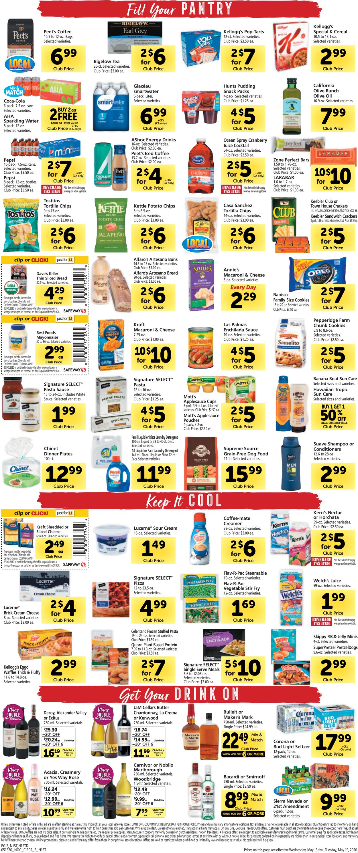 Safeway Weekly Ad Circular - valid 05/13-05/19/2020 (Page 2)