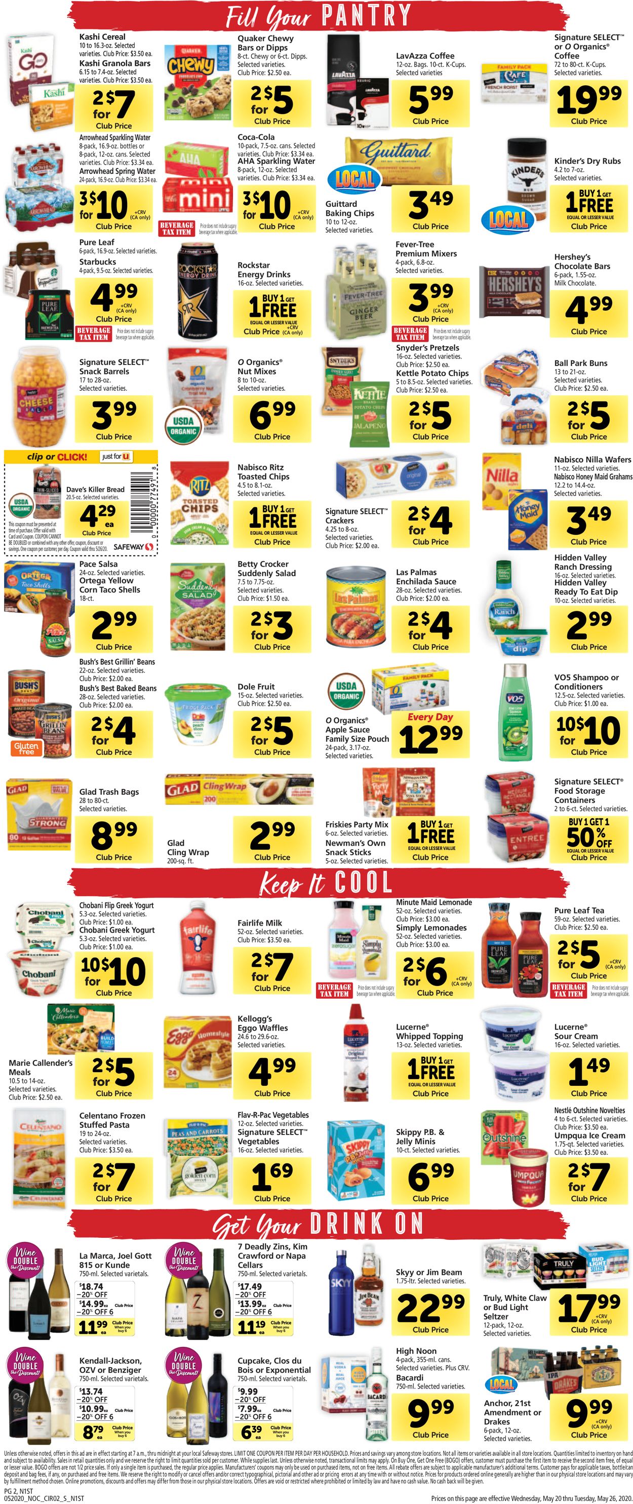 Safeway Weekly Ad Circular - valid 05/20-05/26/2020 (Page 2)
